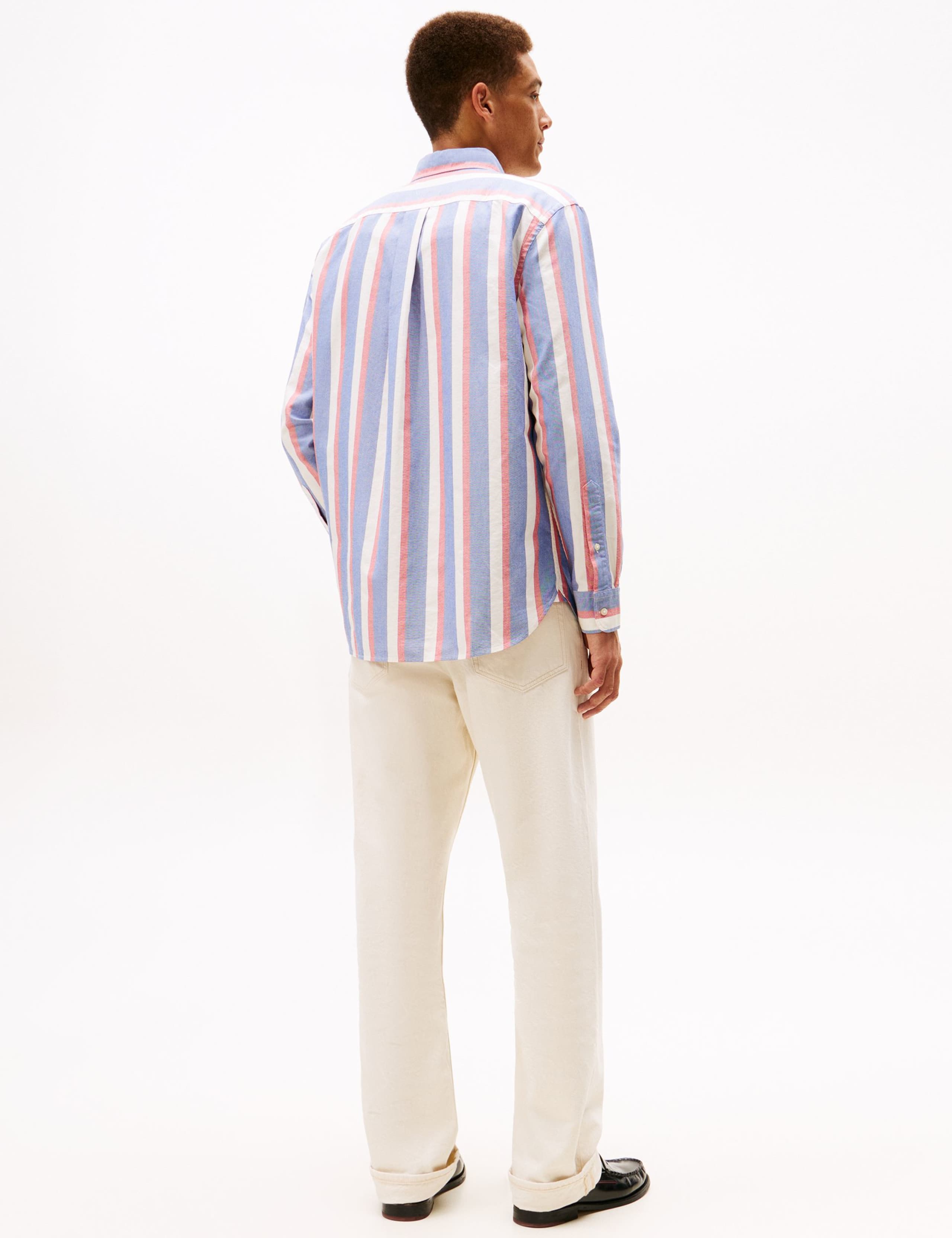 Heritage Icon Pure Cotton Striped Oxford Shirt 4 of 5