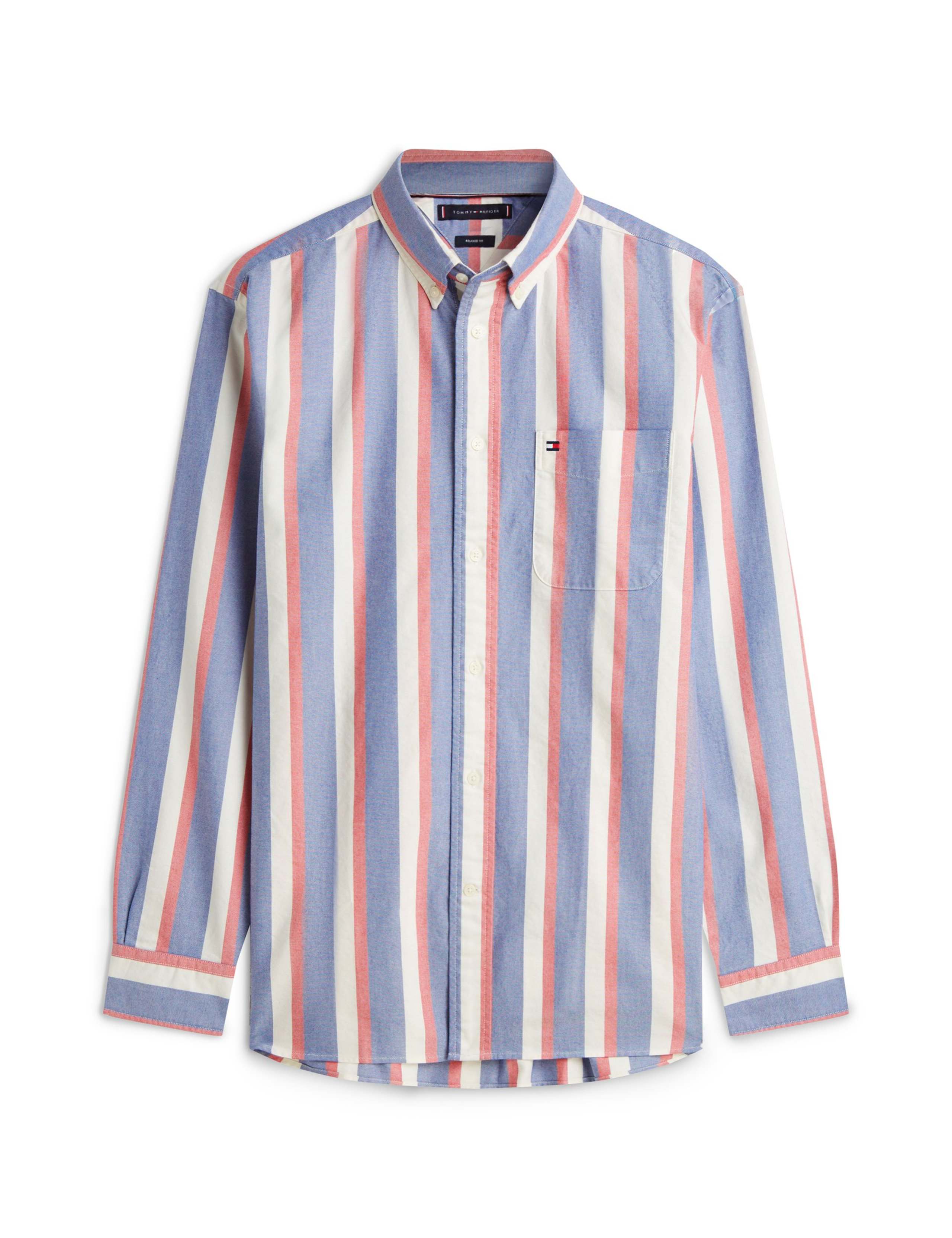 Heritage Icon Pure Cotton Striped Oxford Shirt 2 of 5