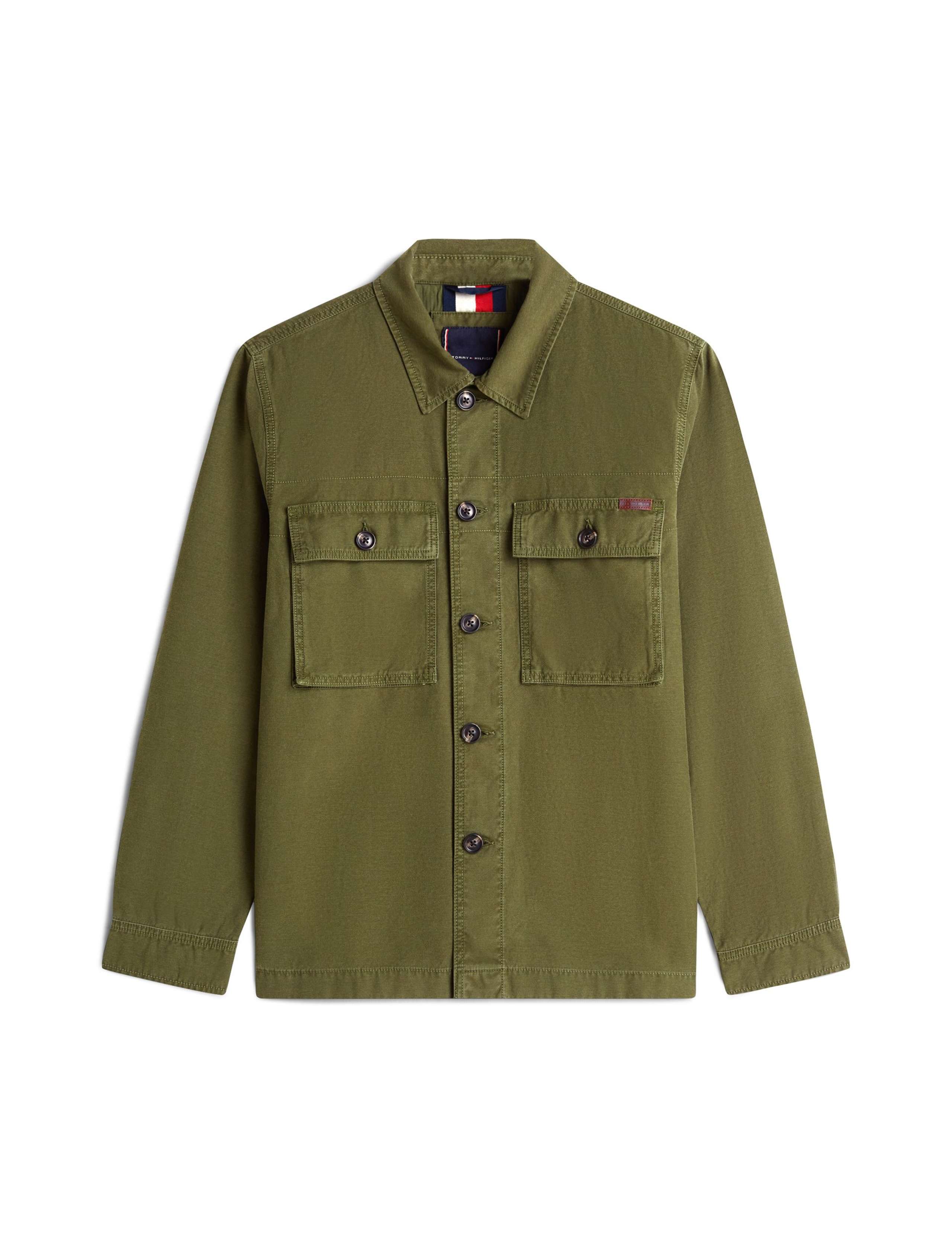 Pure Cotton Garment Dyed Utility Shacket 2 of 5