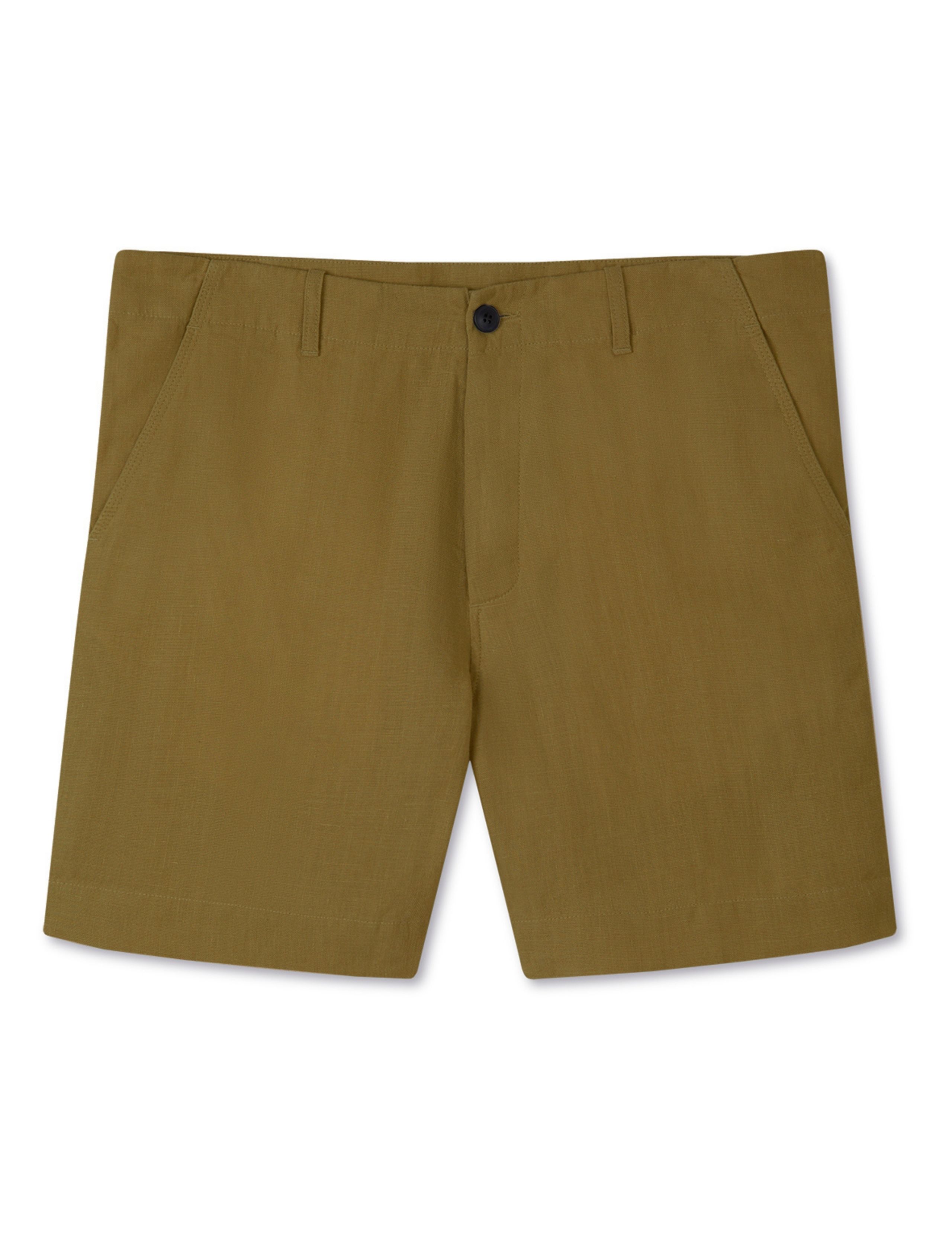 Pure Linen Regular Fit Lightweight Shorts 2 of 4