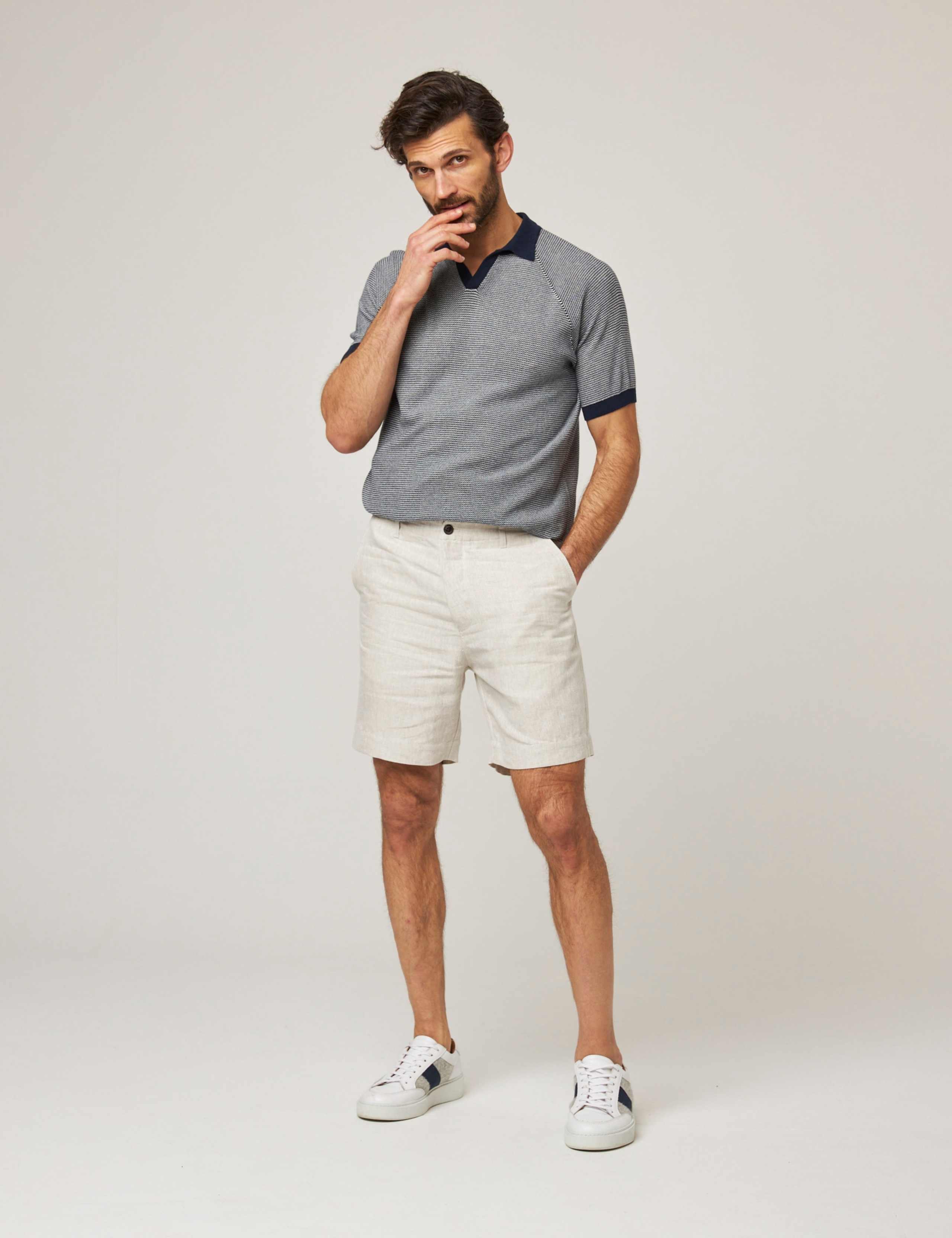 Pure Linen Regular Fit Lightweight Shorts 3 of 4