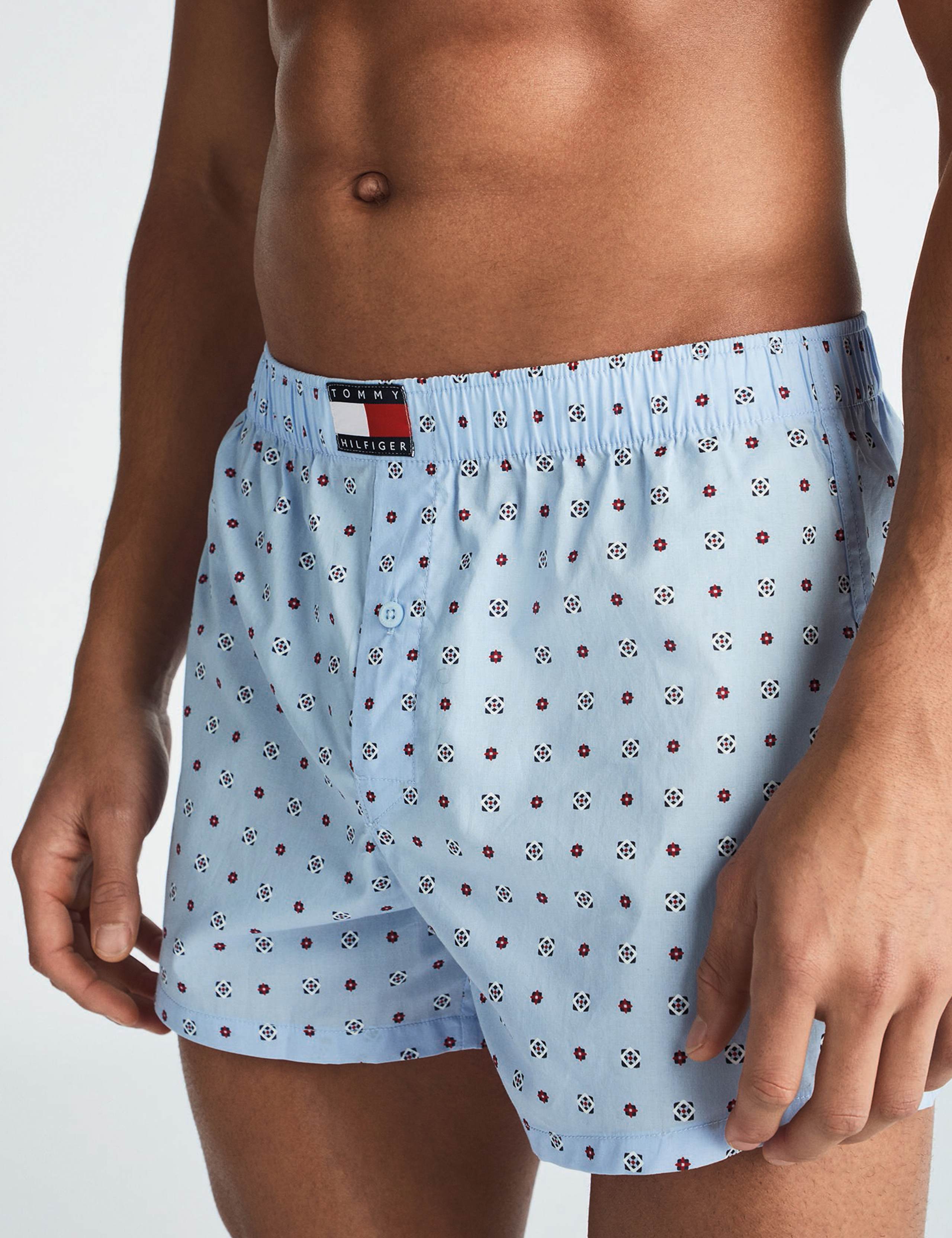 3 Pack Pure Cotton Woven Boxers 2 of 6