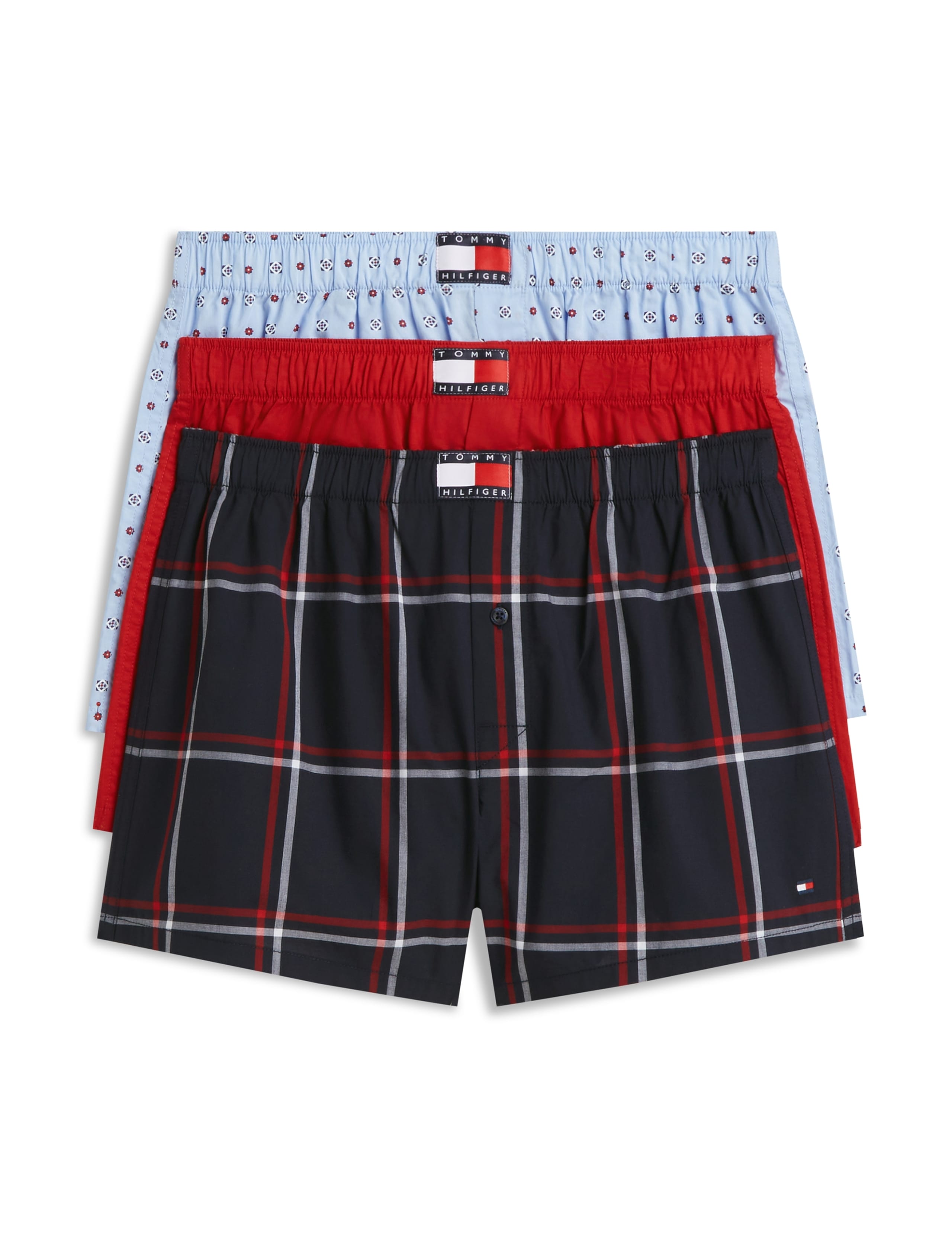 3 Pack Pure Cotton Woven Boxers 5 of 6