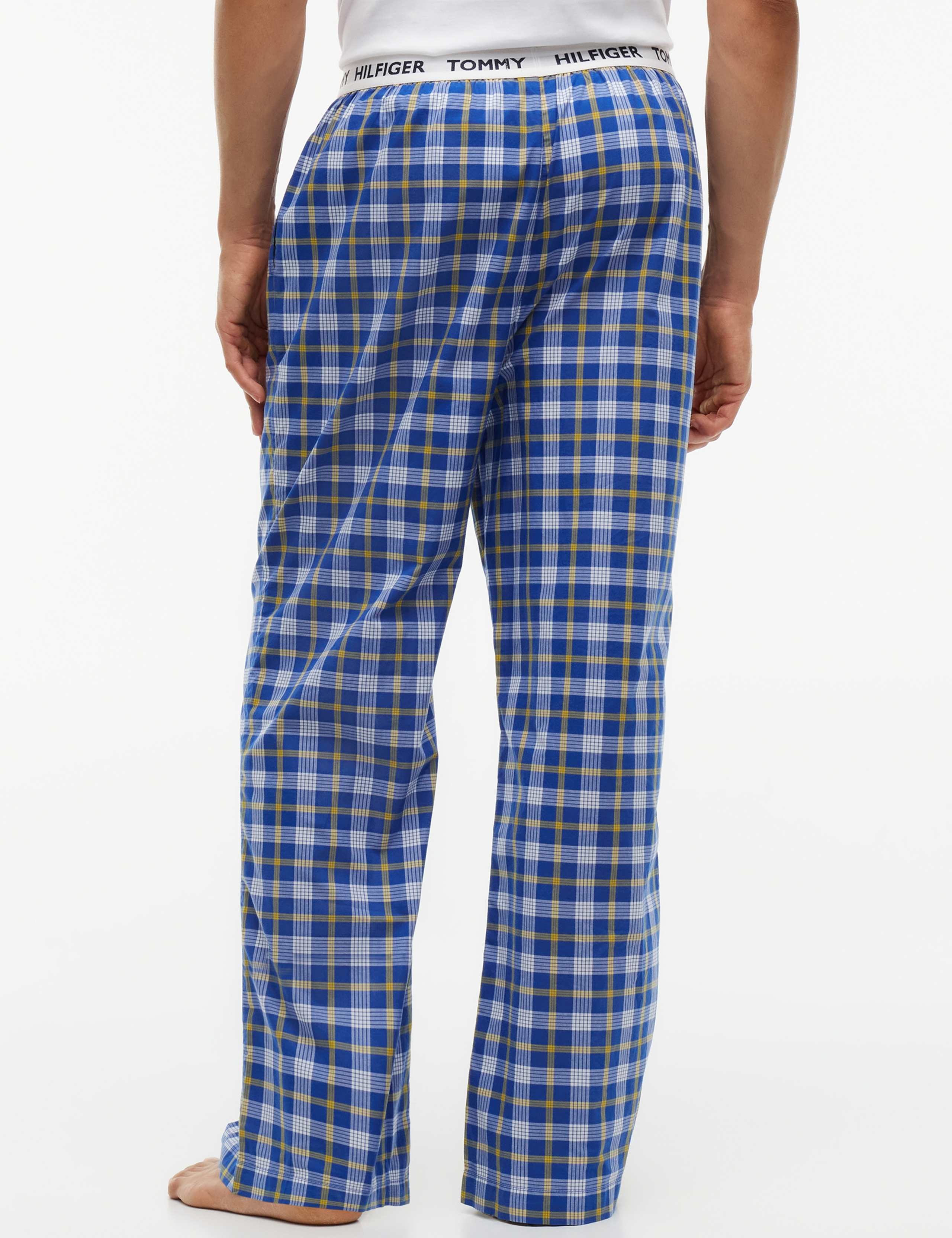 Pure Cotton Checked Pyjama Bottoms 4 of 5