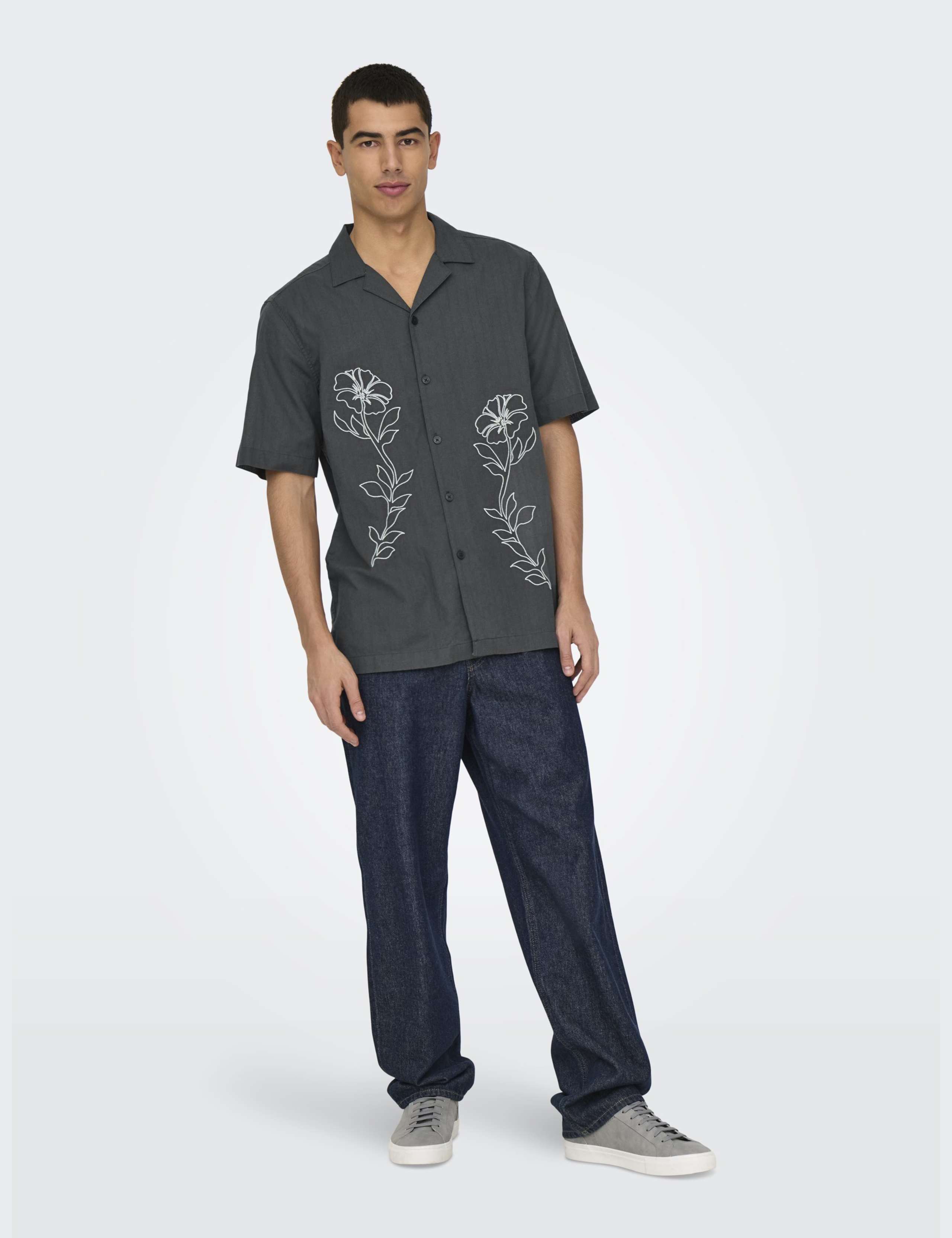 Pure Cotton Embroidered Shirt 4 of 6