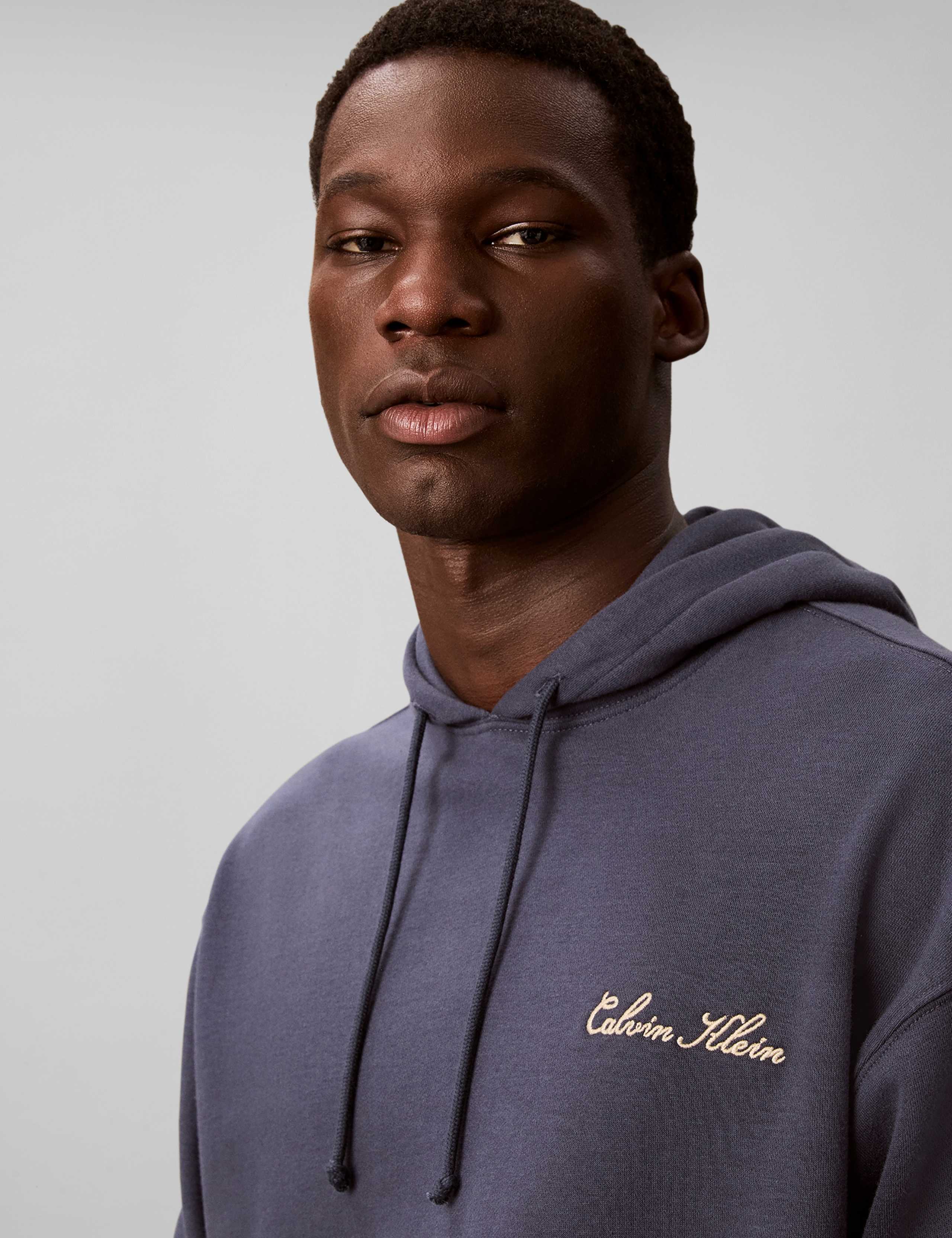 Cotton Rich Script Logo Hoodie 6 of 6