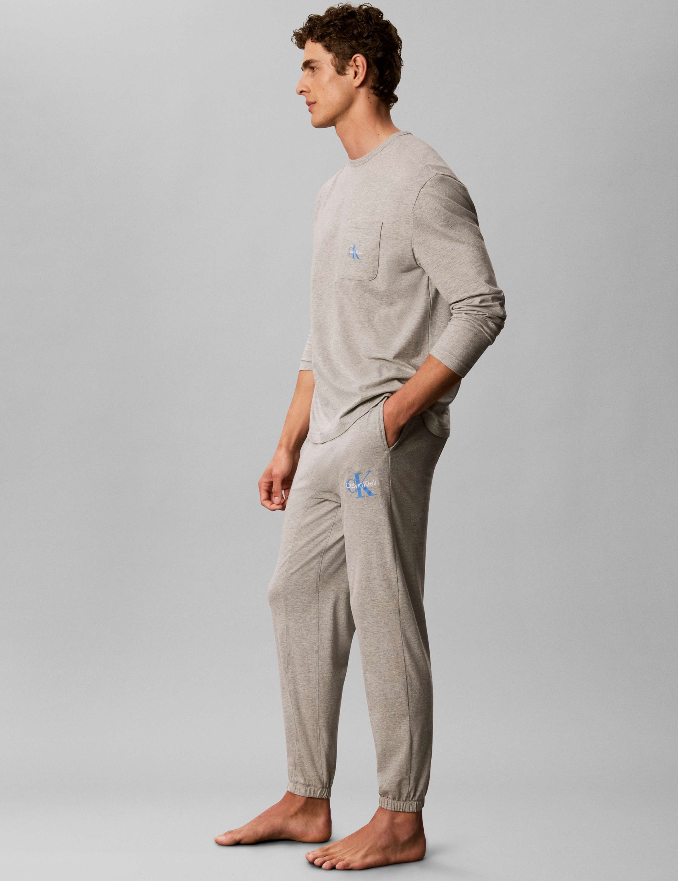 Cotton Rich Monogram Loungewear Set 3 of 6