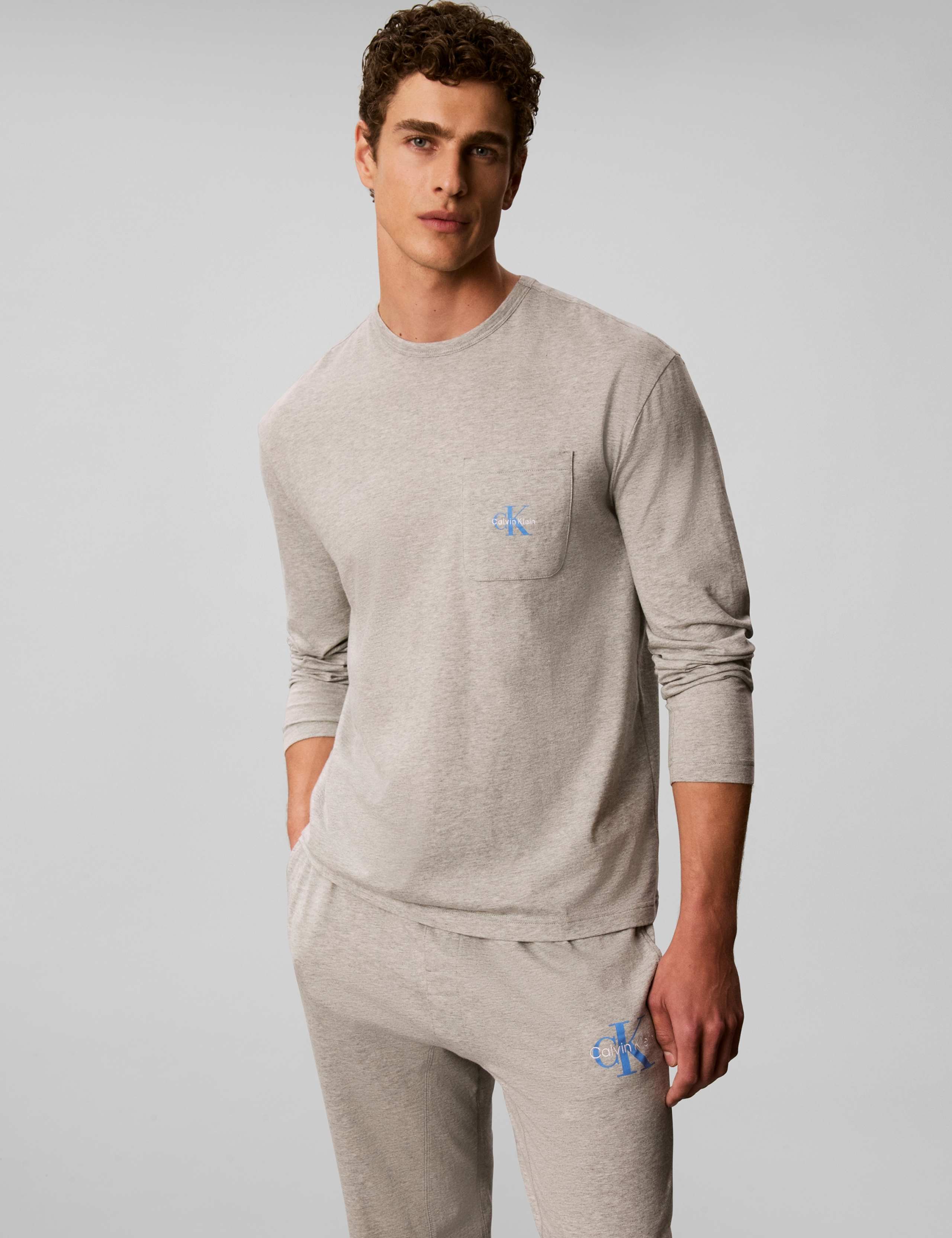 Cotton Rich Monogram Loungewear Set 5 of 6