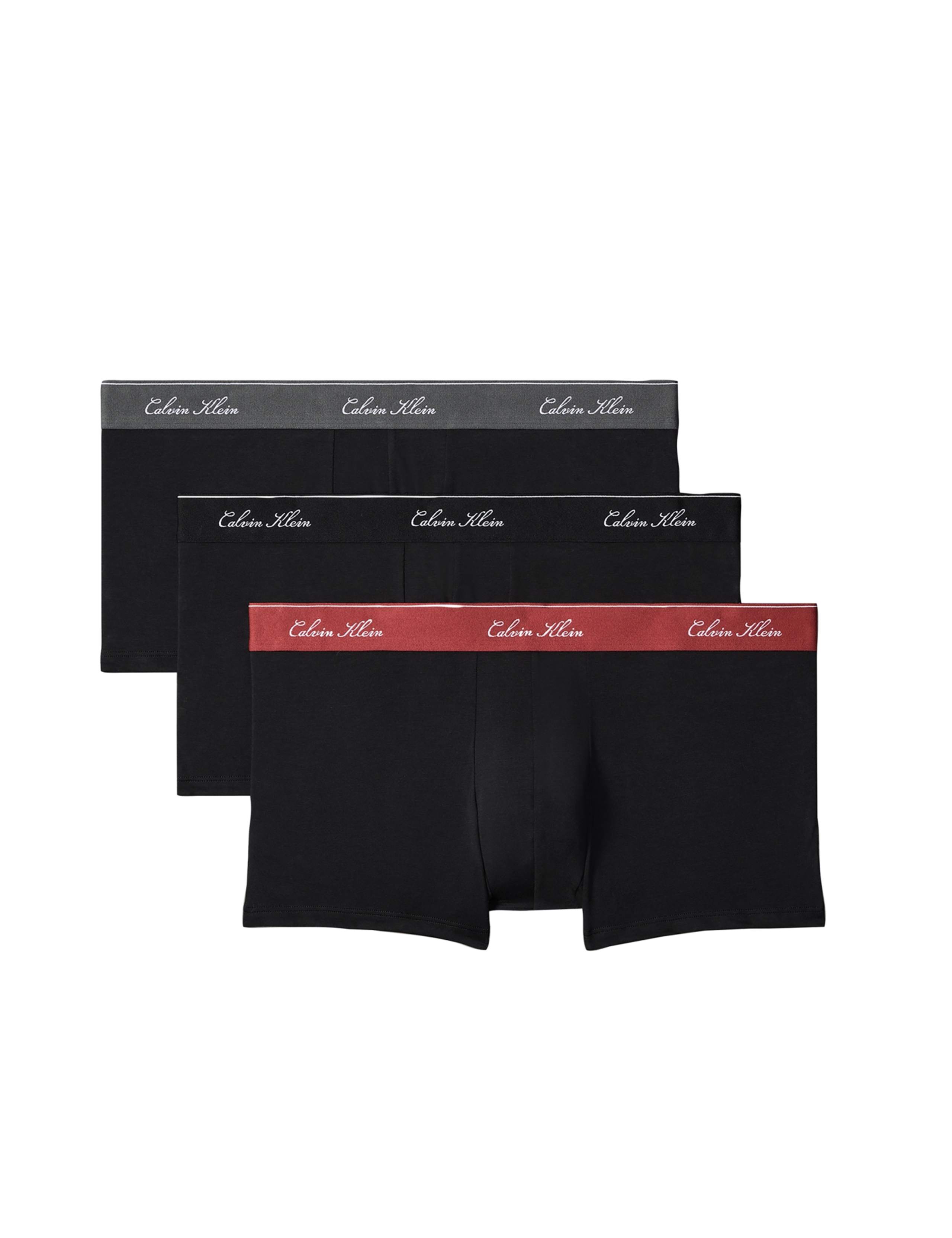 3 pack Icon Cotton Stretch Low Rise Trunks 1 of 1