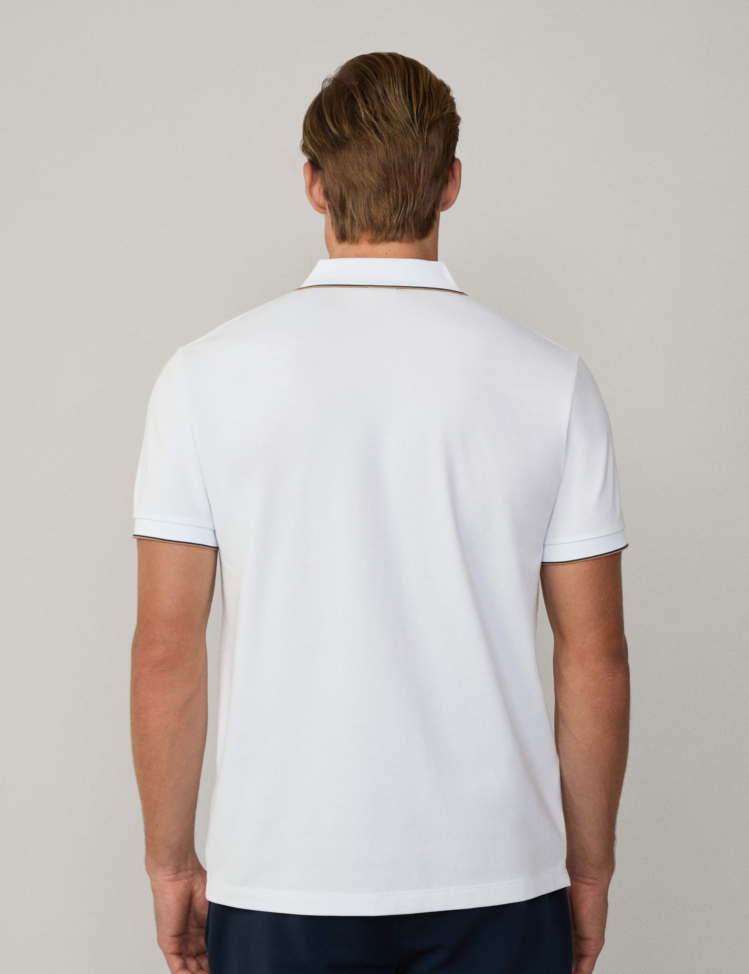 Cotton Rich Tipped Polo Shirt 4 of 5