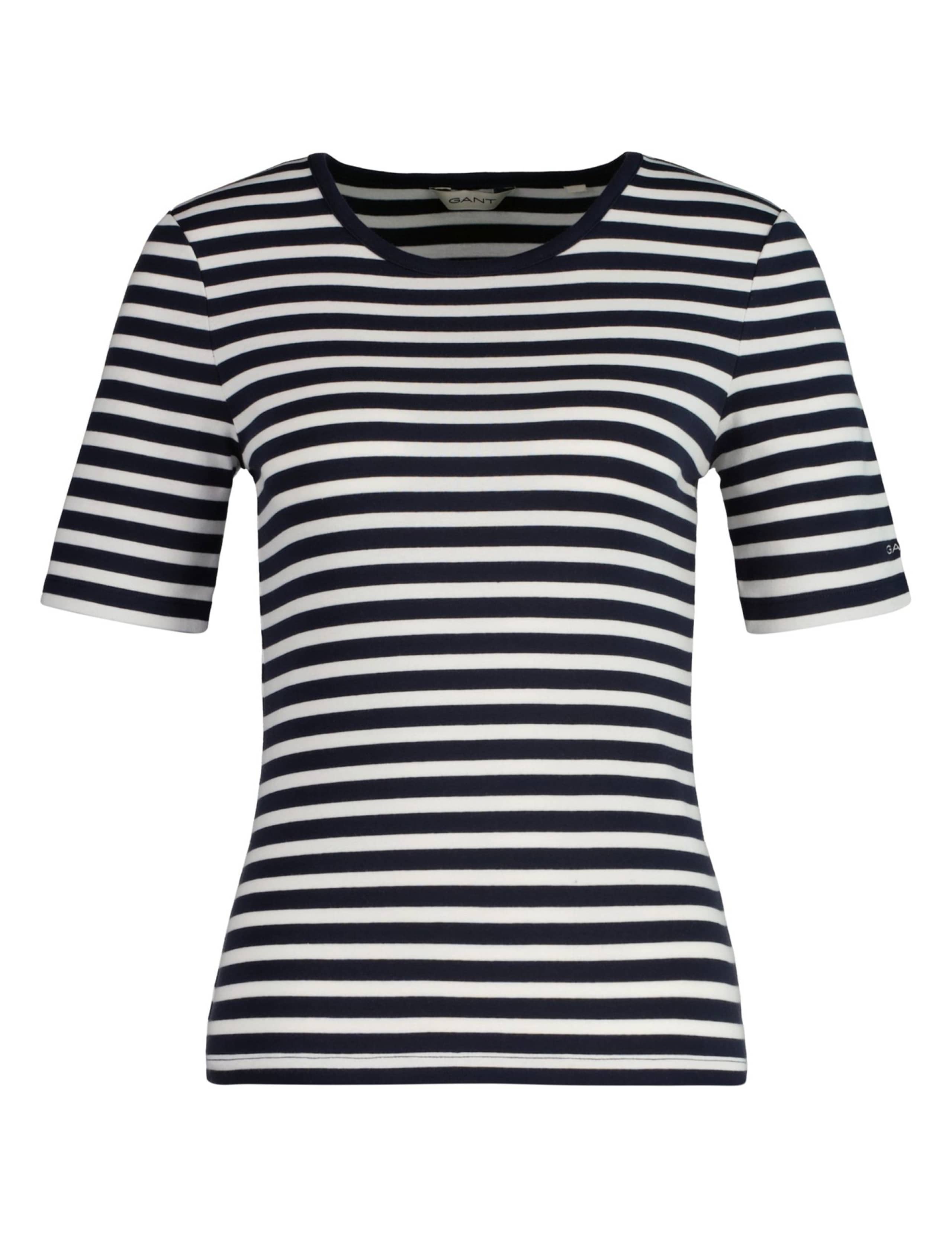 Cotton Rich Striped Ribbed Crew Neck T-Shirt 2 of 5