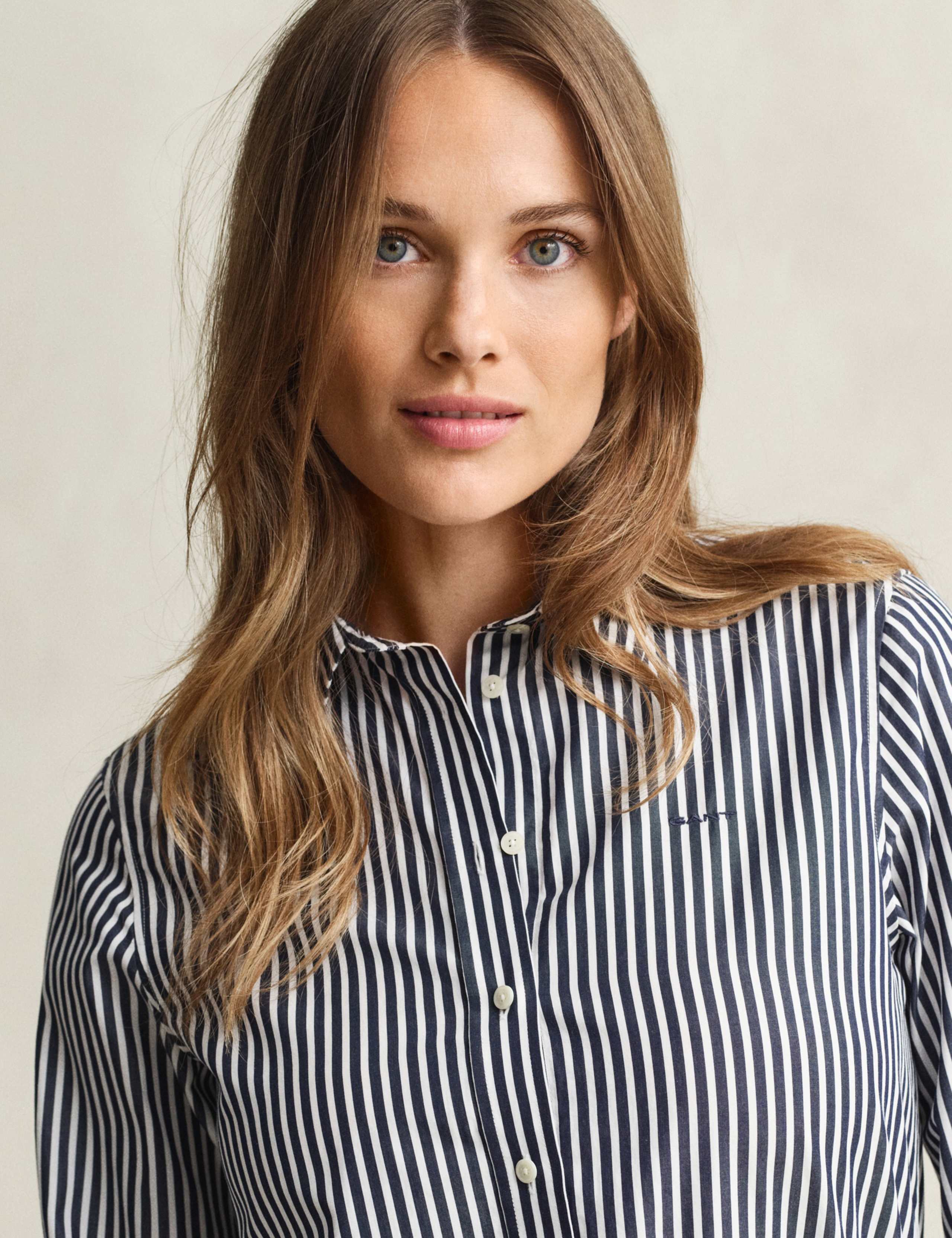 Pure Cotton Poplin Striped Shirt 6 of 7