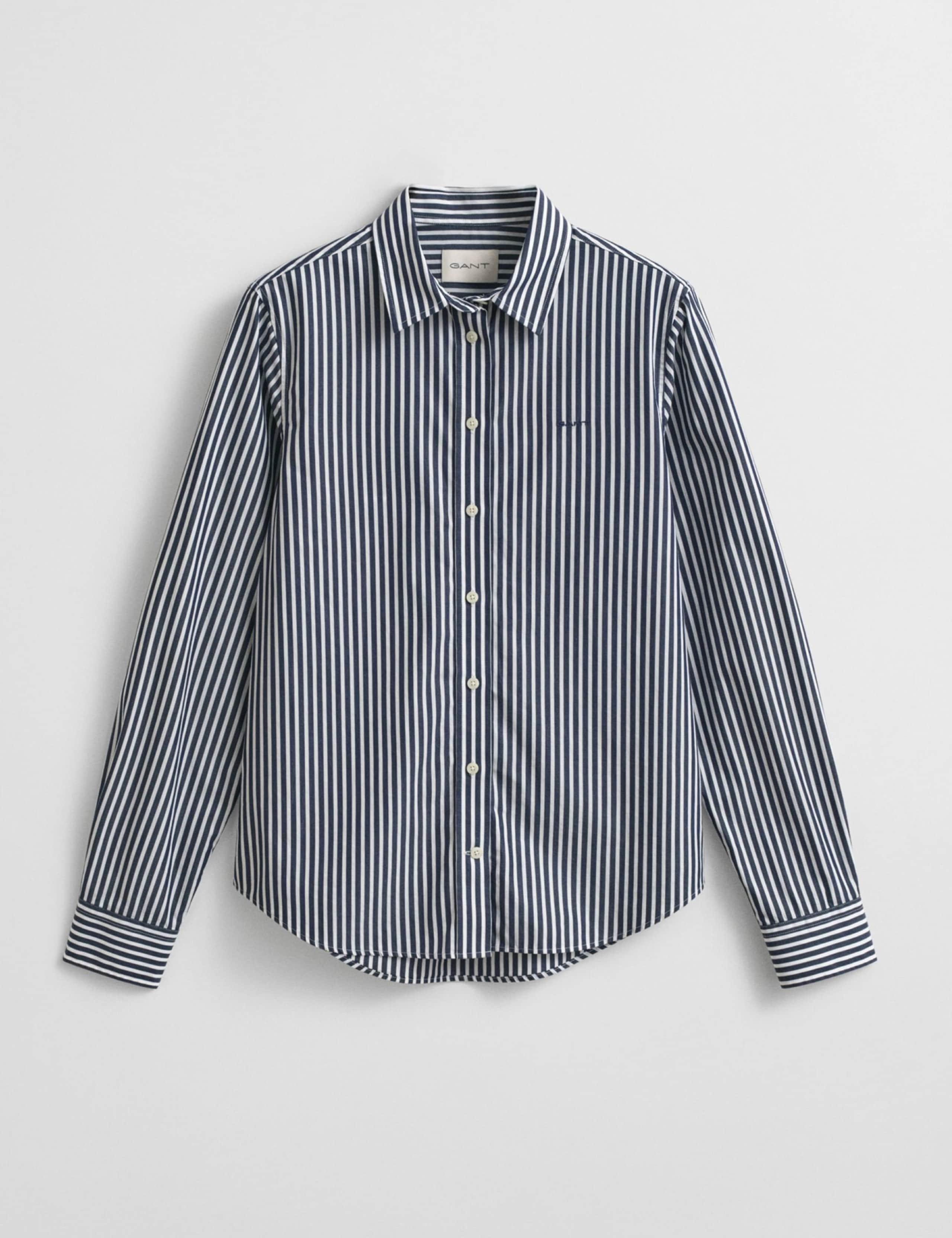 Pure Cotton Poplin Striped Shirt 2 of 7