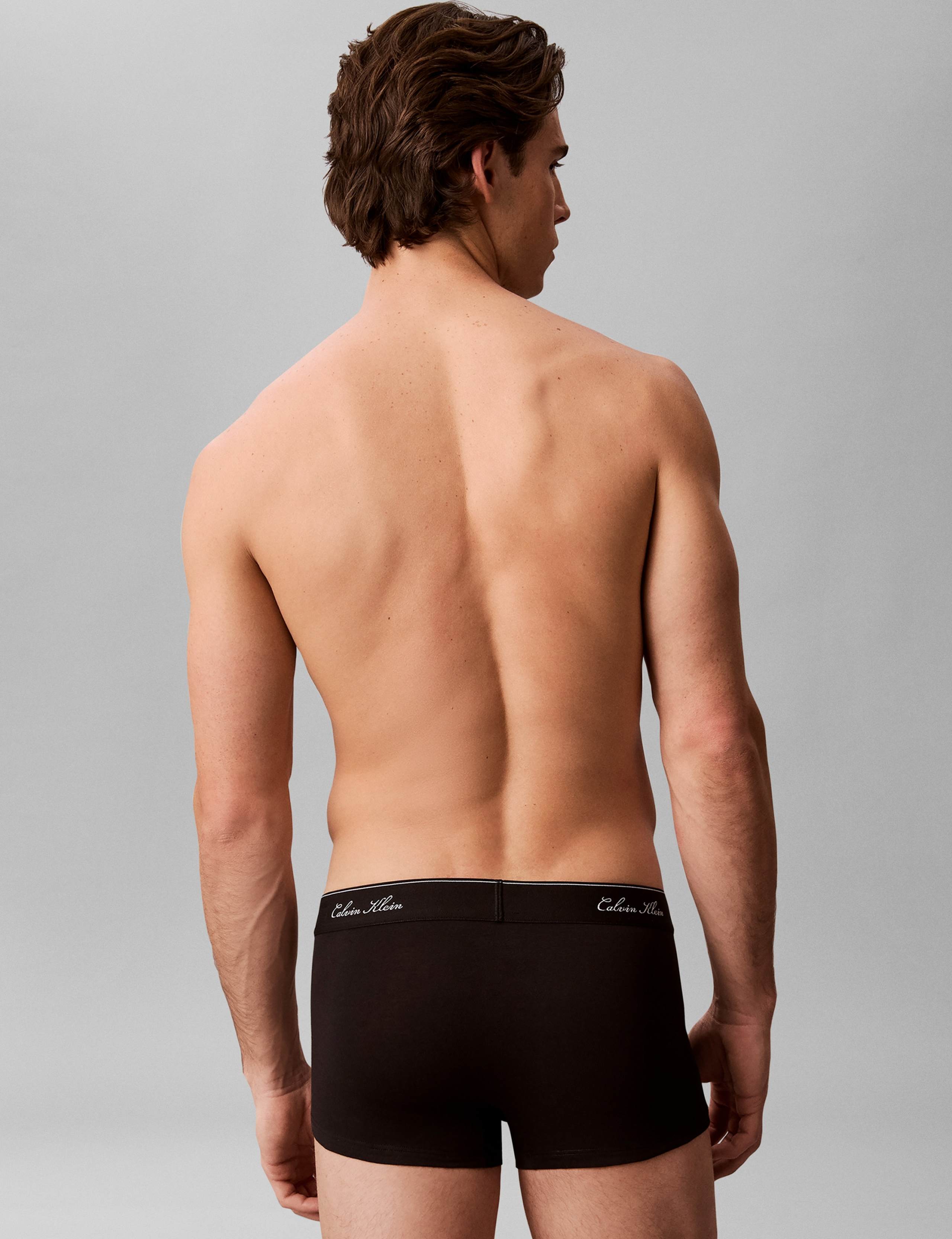 3 Pack Icon Cotton Stretch Low Rise Trunks 3 of 6