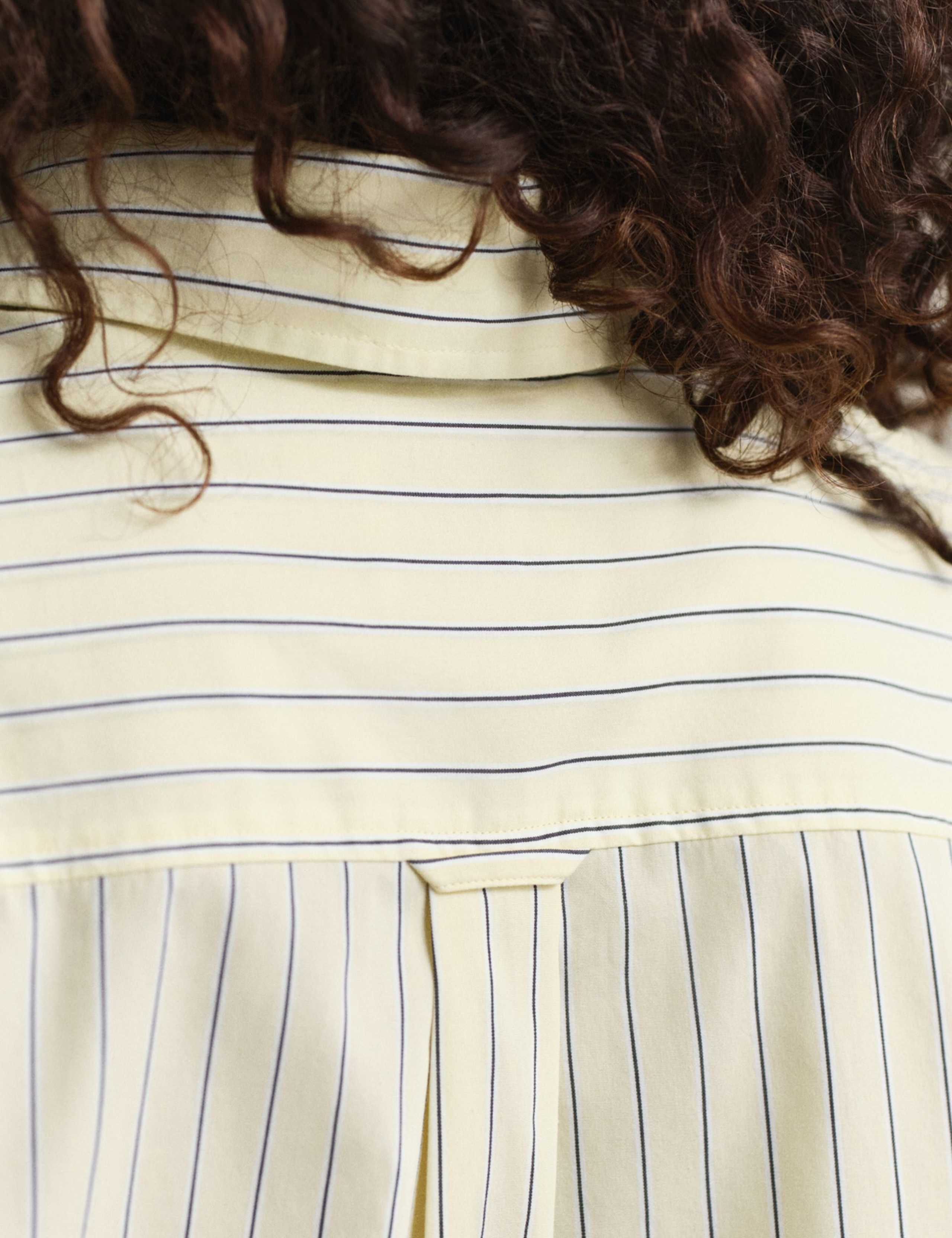 Pure Cotton Poplin Striped Shirt 6 of 7