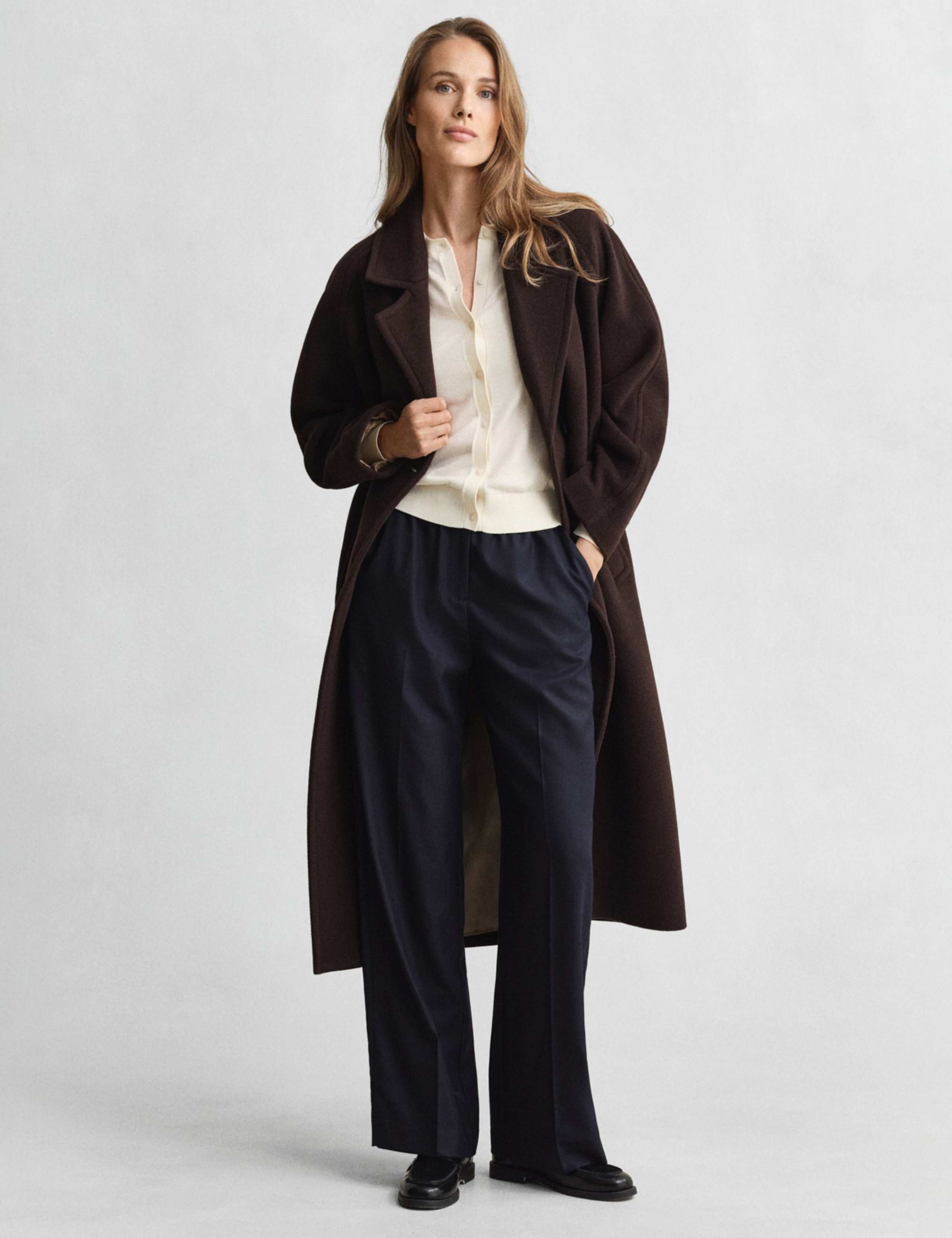 Cotton Rich Crew Neck Cardigan 3 of 6