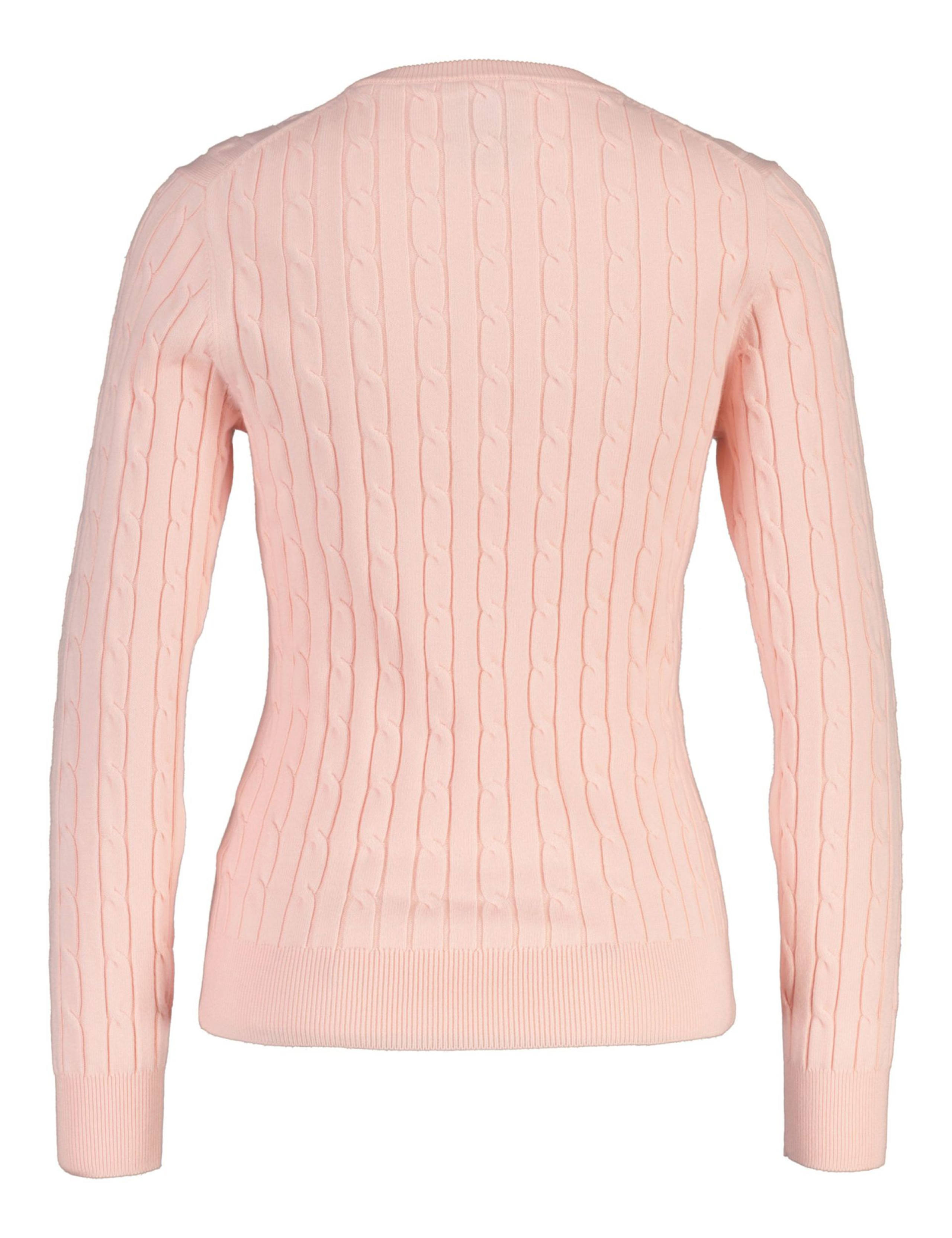 Cotton Rich Cable Knit Crew Neck Jumper 4 of 4