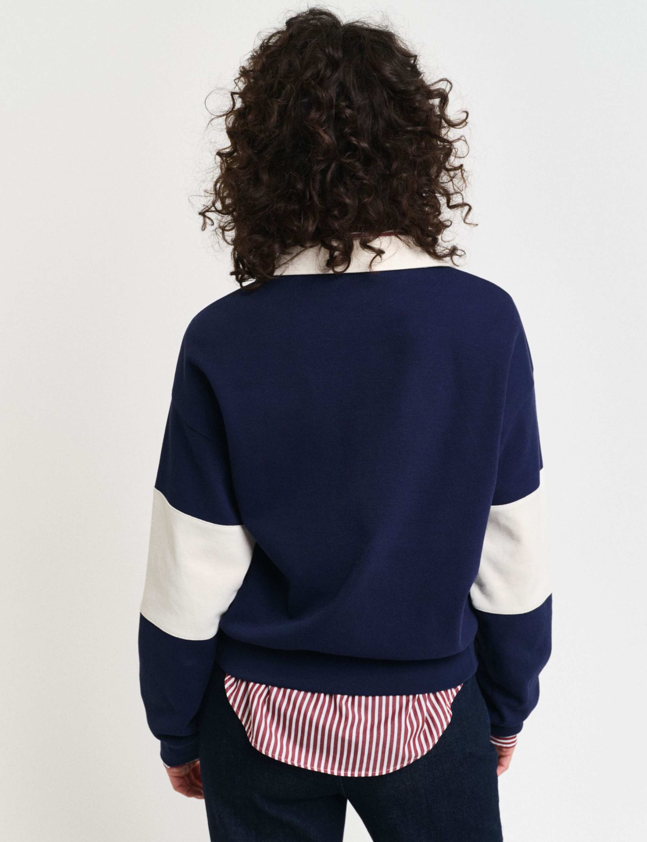 Pure Cotton Colour Block Rugby Top 5 of 5