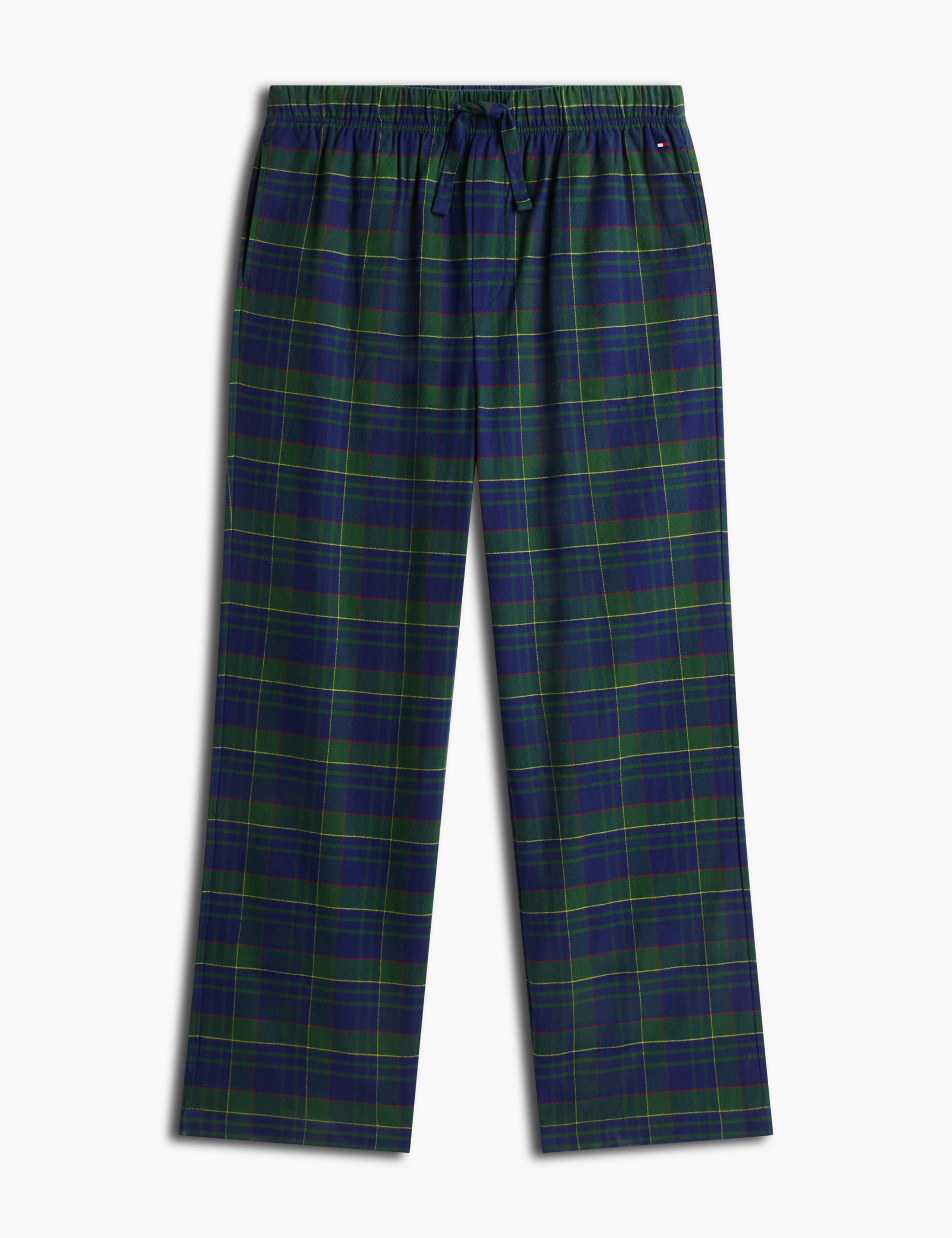 Pure Cotton Checked Pyjama Set 6 of 6