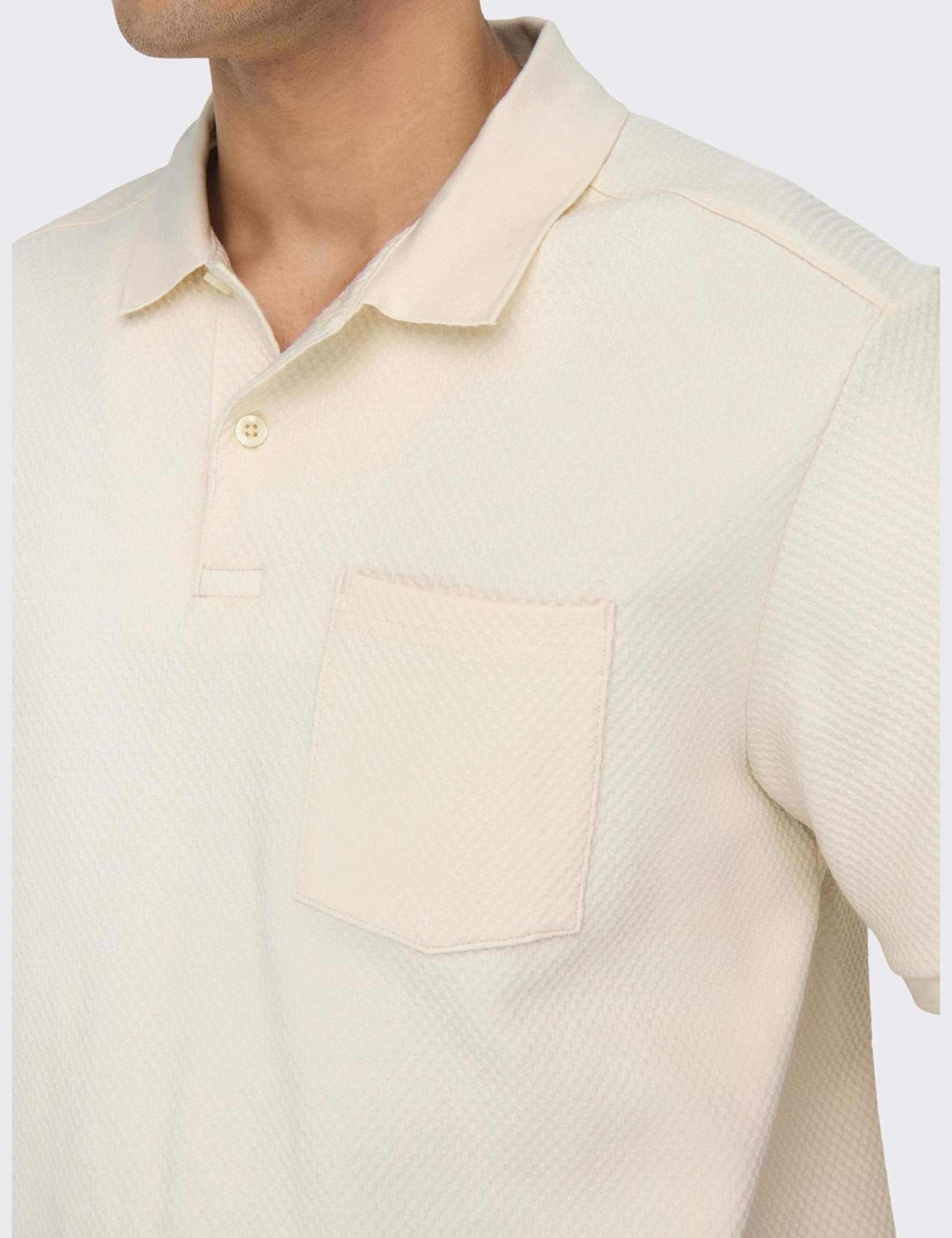 Cotton Rich Textured Polo Shirt 6 of 6
