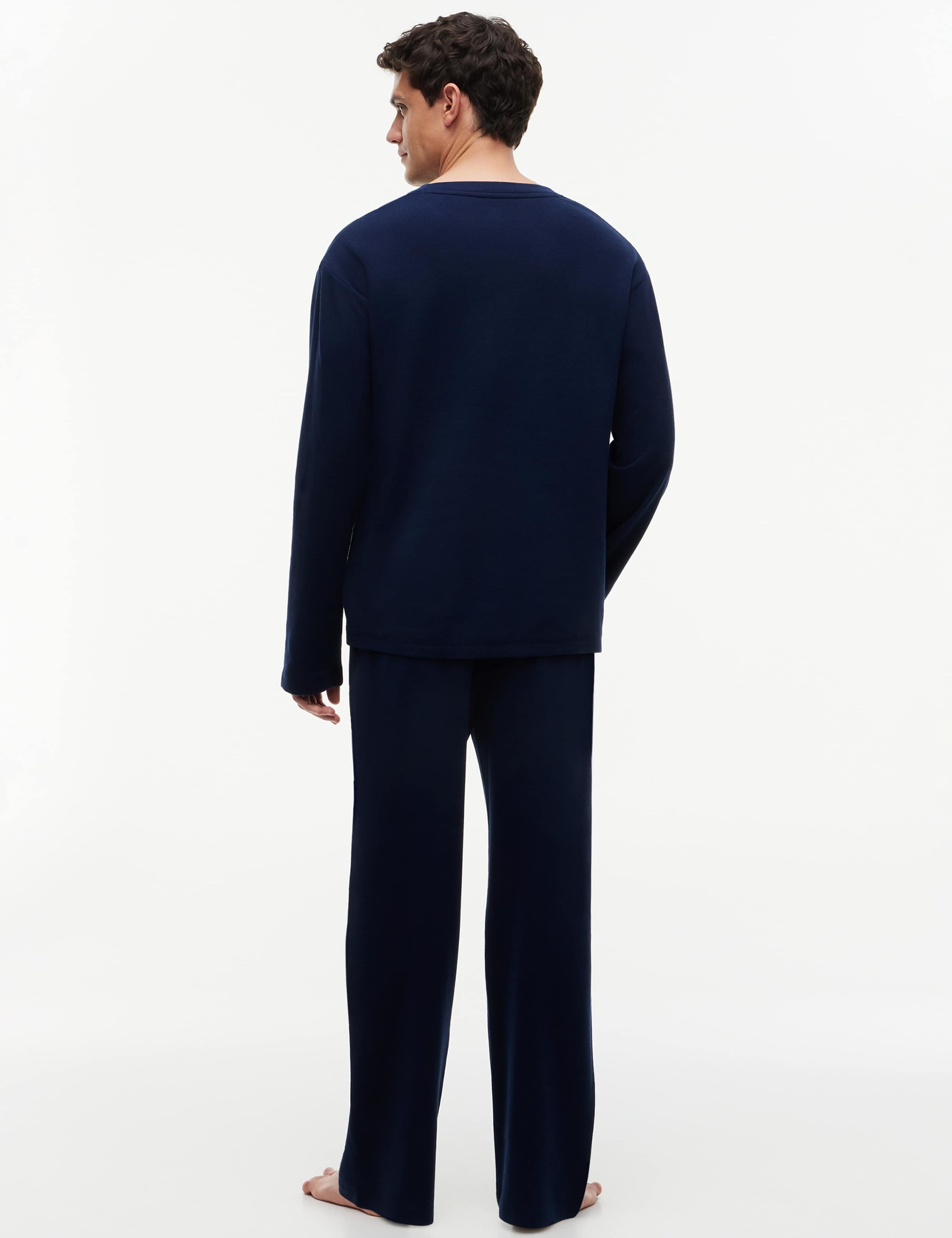 Original Pure Cotton Waffle Pyjama Set 3 of 4