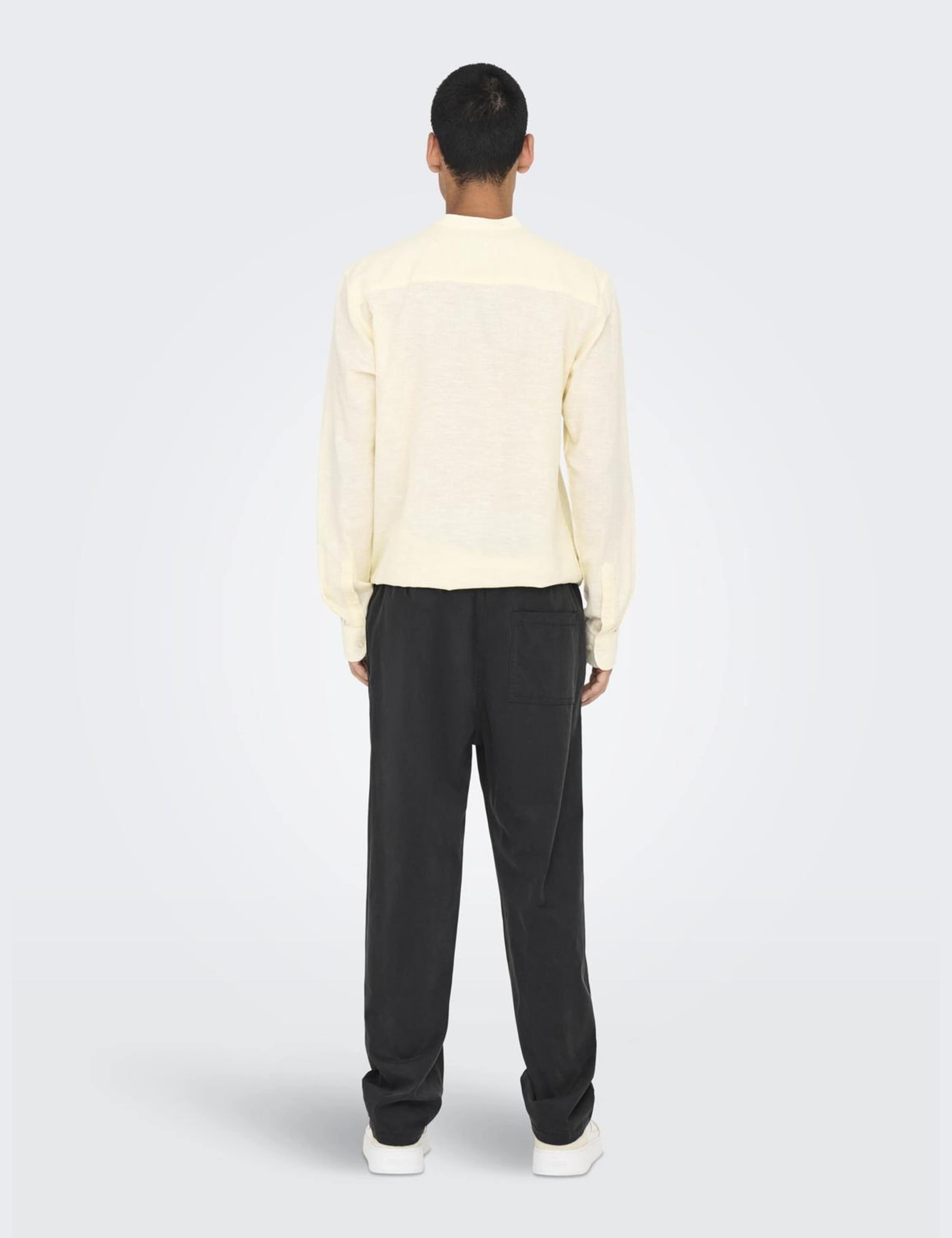 Loose Fit Lightweight Drawstring Trousers 4 of 6
