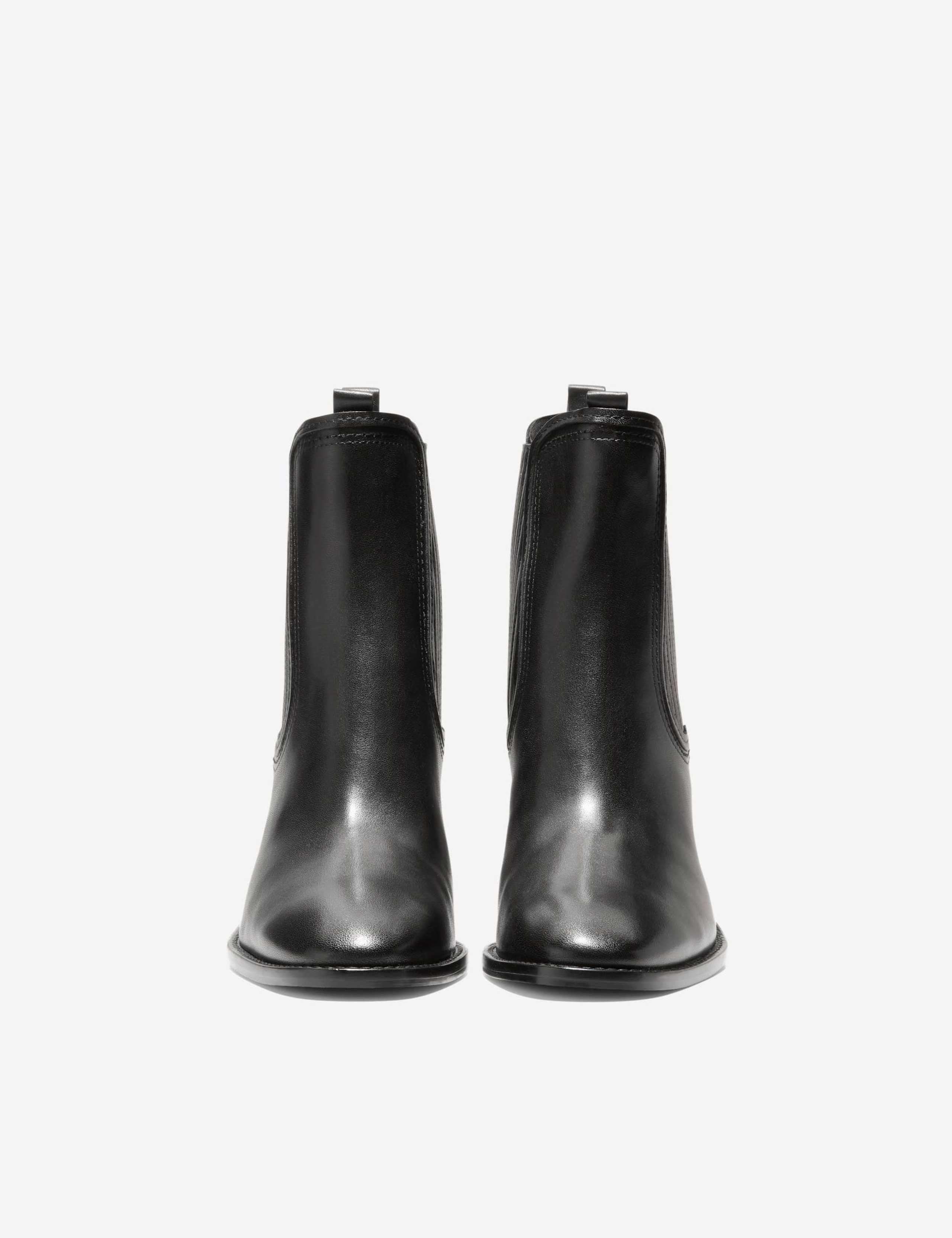 Janelle Leather Chelsea Block Heel Boots 4 of 6