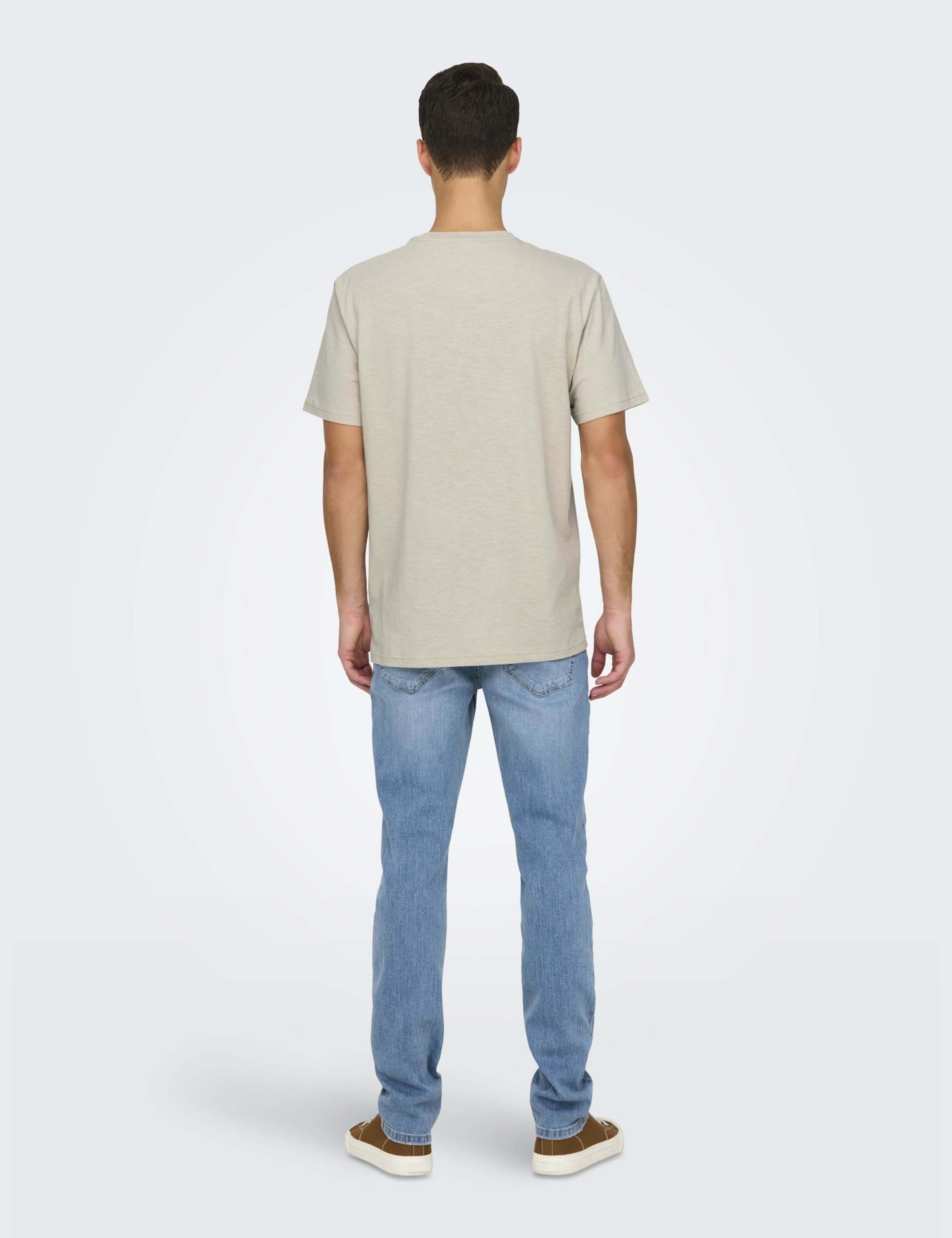 Pure Cotton Leaf Print T-Shirt 5 of 6