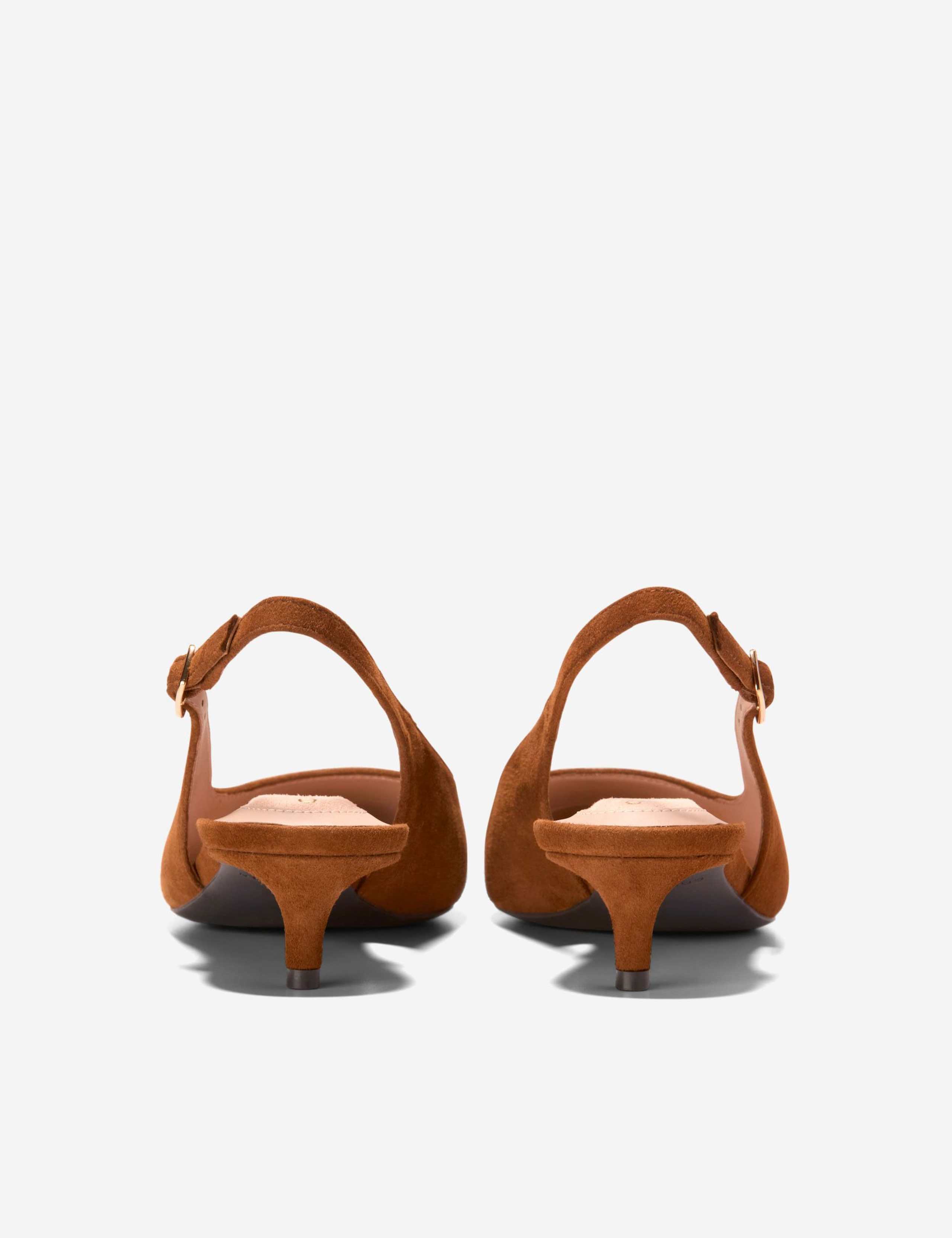 Go-To Jocelyn Suede Slingback Court Shoes 6 of 6