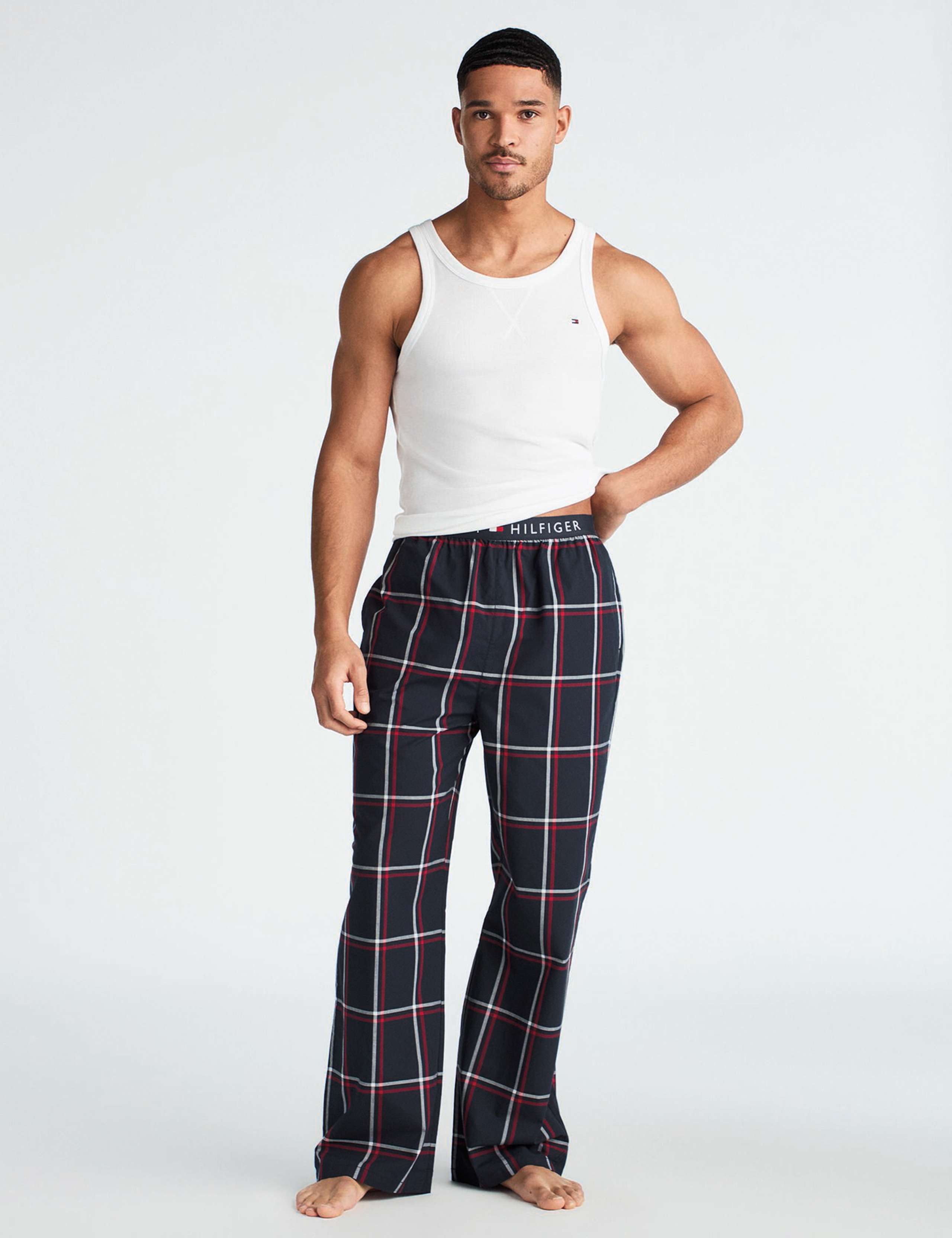 Original Pure Cotton Checked Pyjama Bottoms 6 of 6