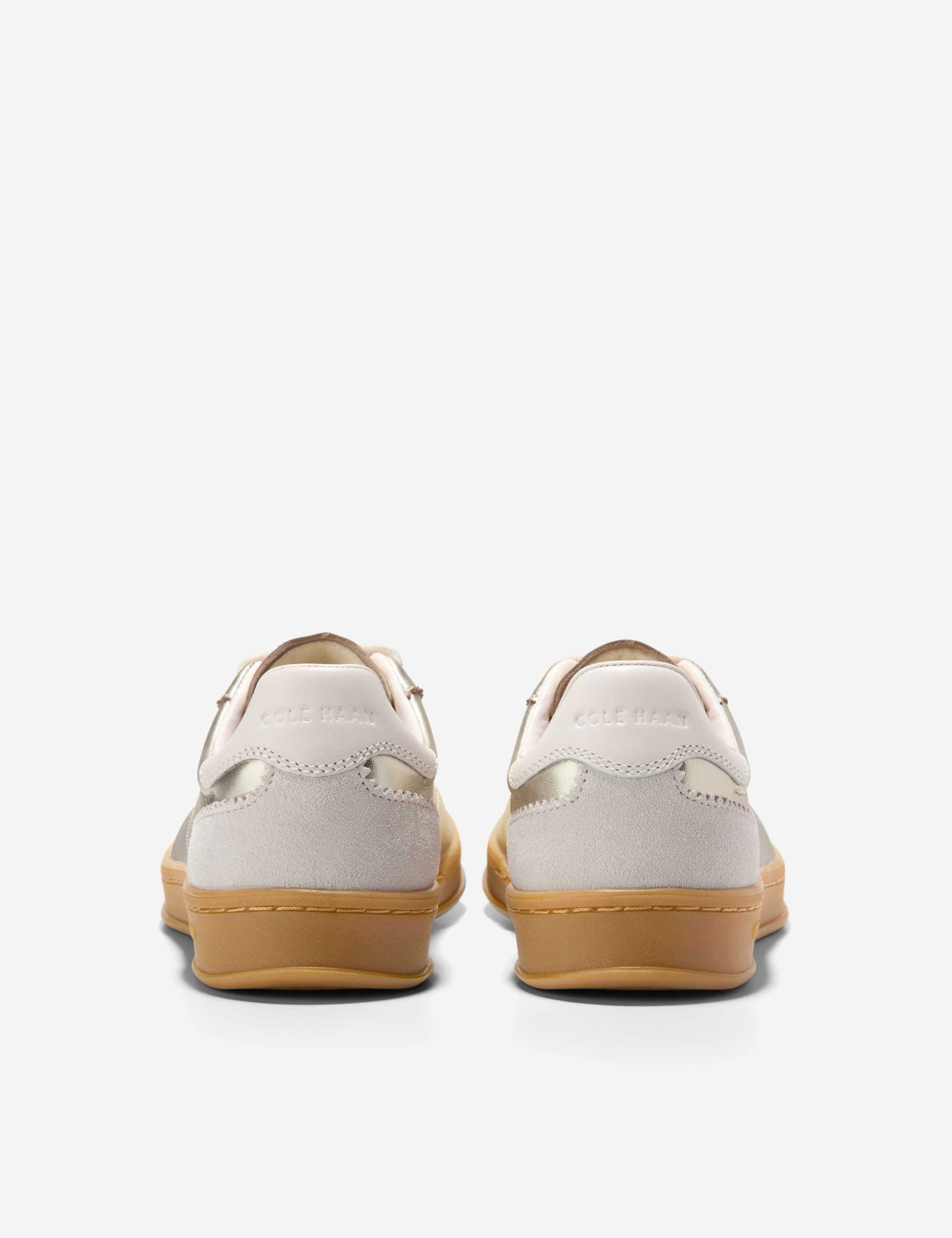 Grand Crosscourt Brynn Leather Metallic Trainers 6 of 6
