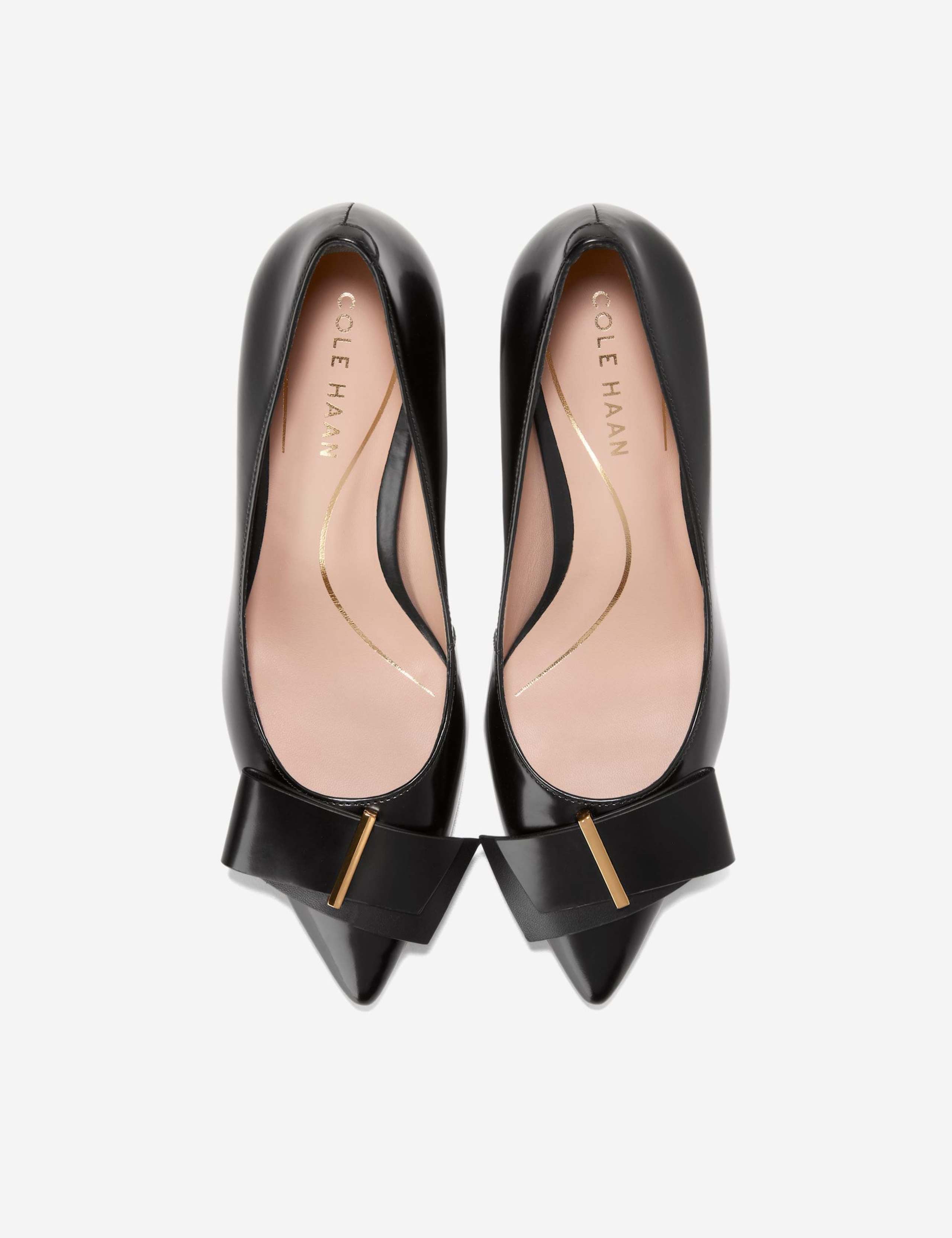 Felicia Bow Leather Stiletto Heel Court Shoes 2 of 6