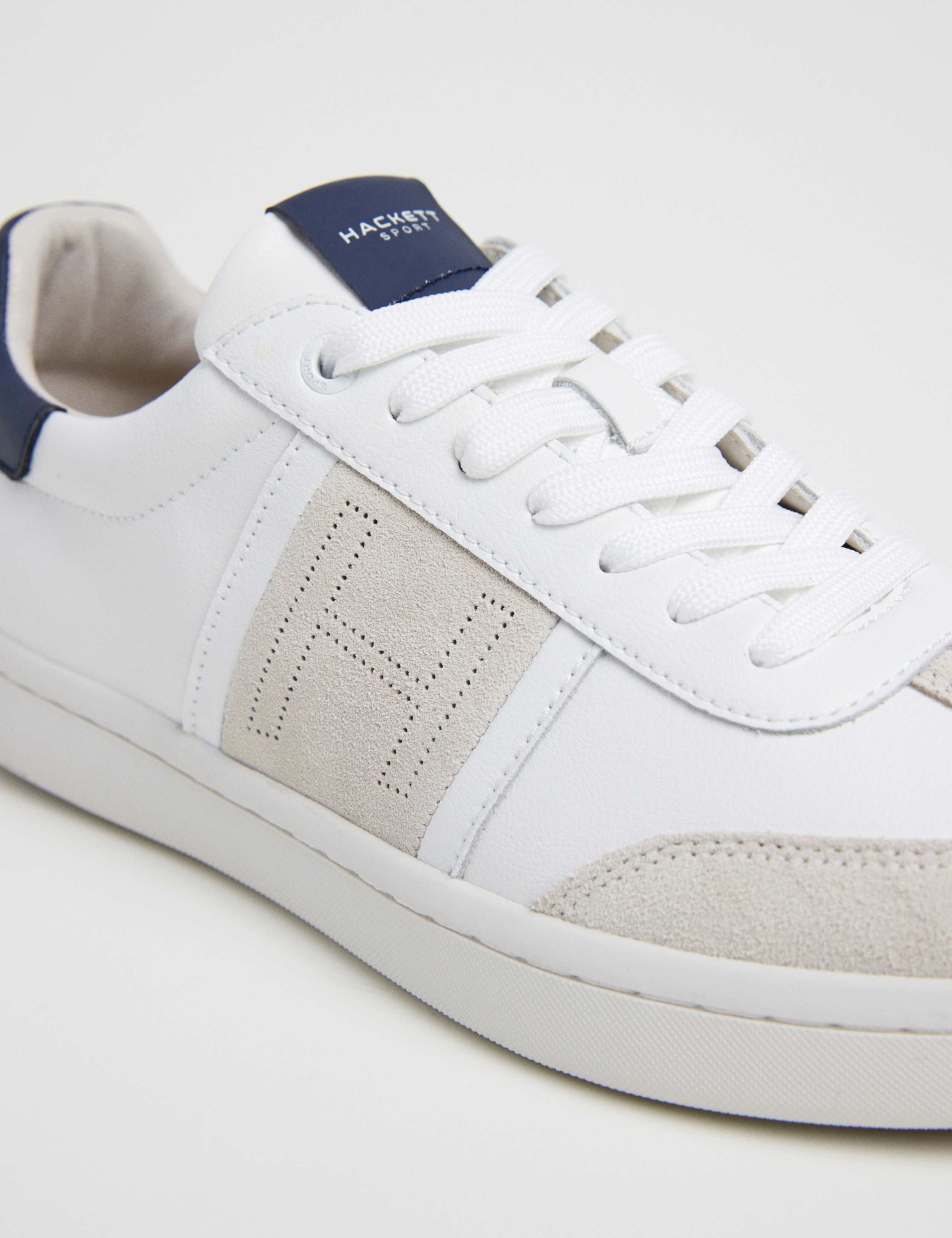 Leather Lace Up Trainers 3 of 6