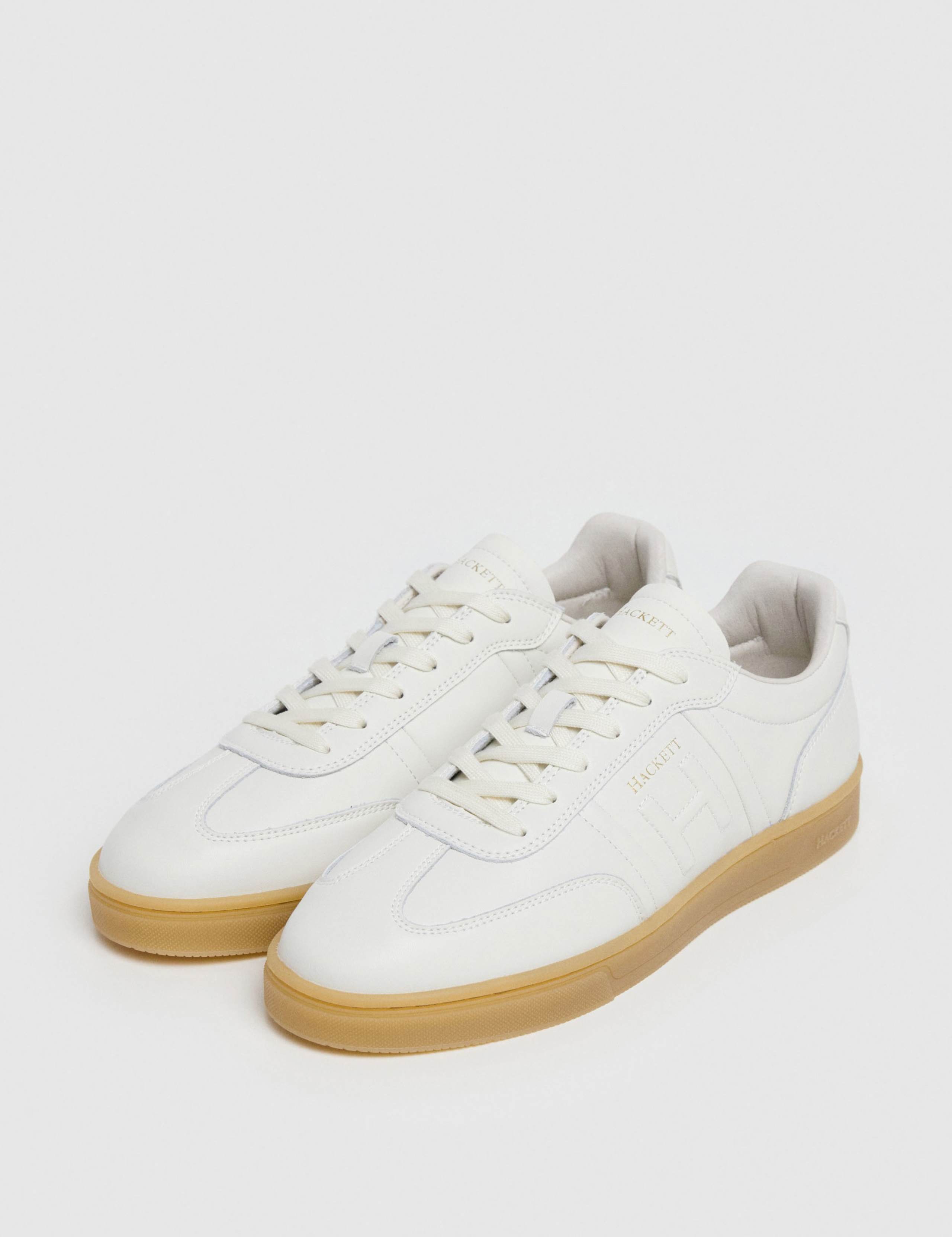 Leather Lace Up Trainers 3 of 6