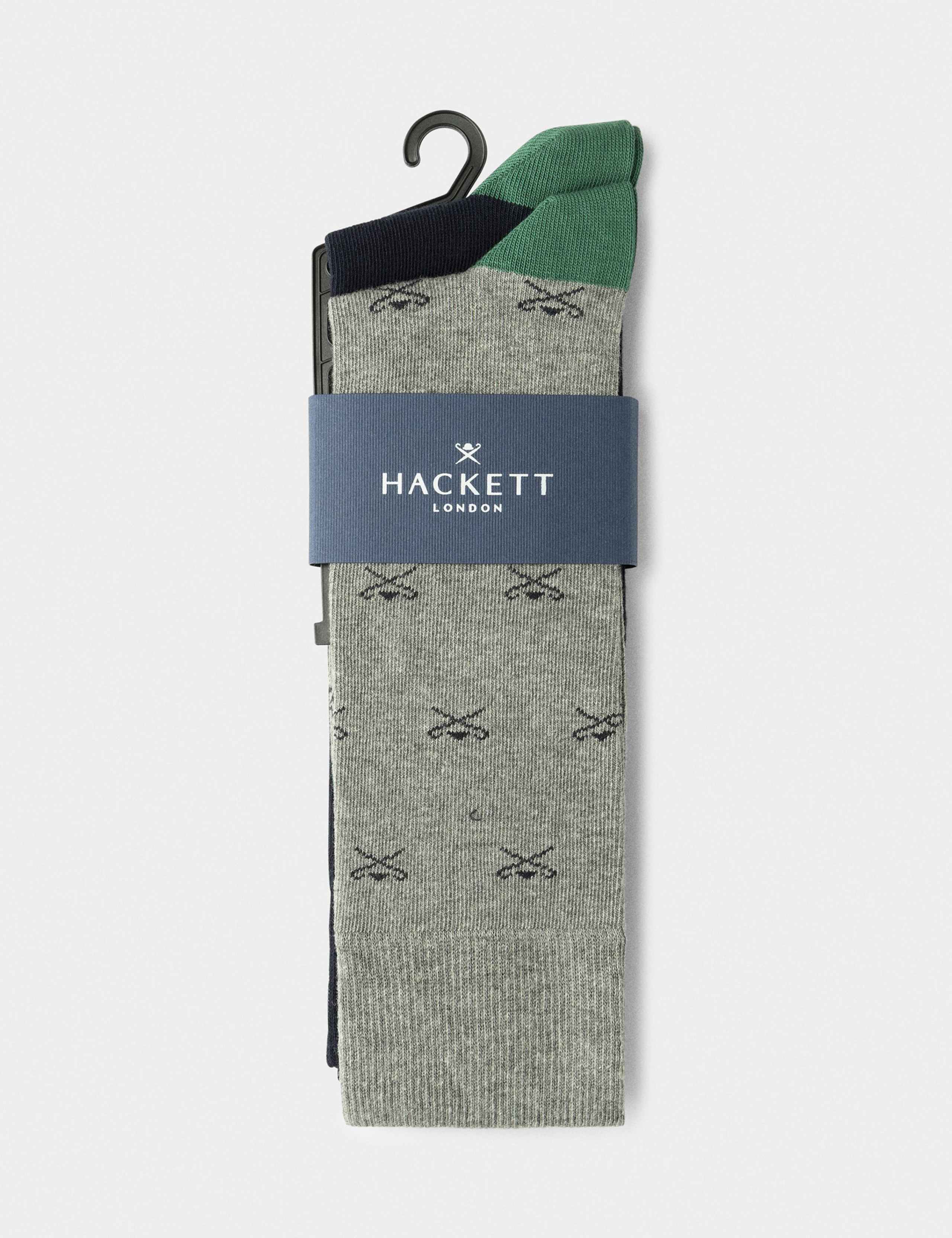 2pk Logo Cotton Rich Socks 2 of 2