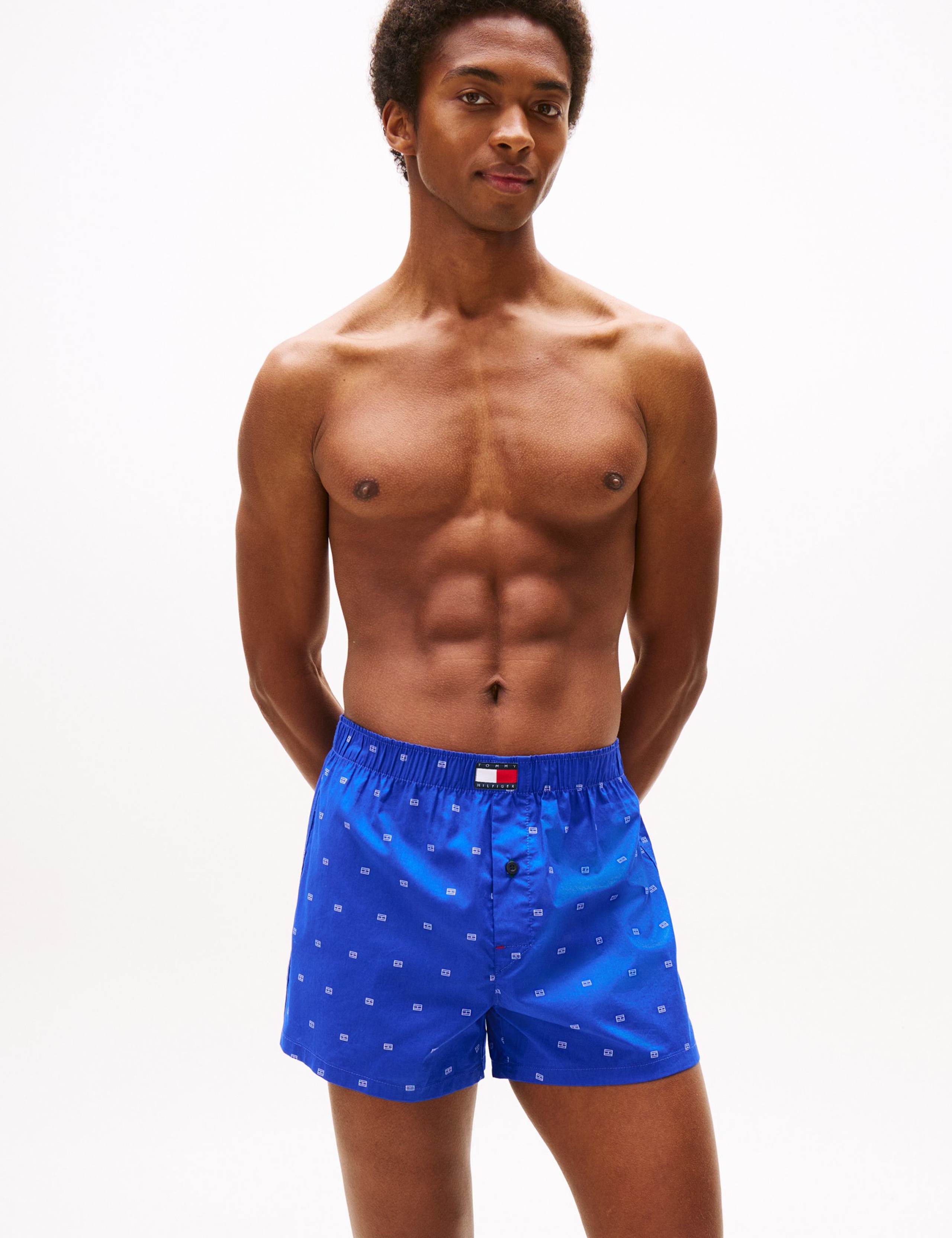 3 Pack Pure Cotton Printed Woven Boxers 3 of 6