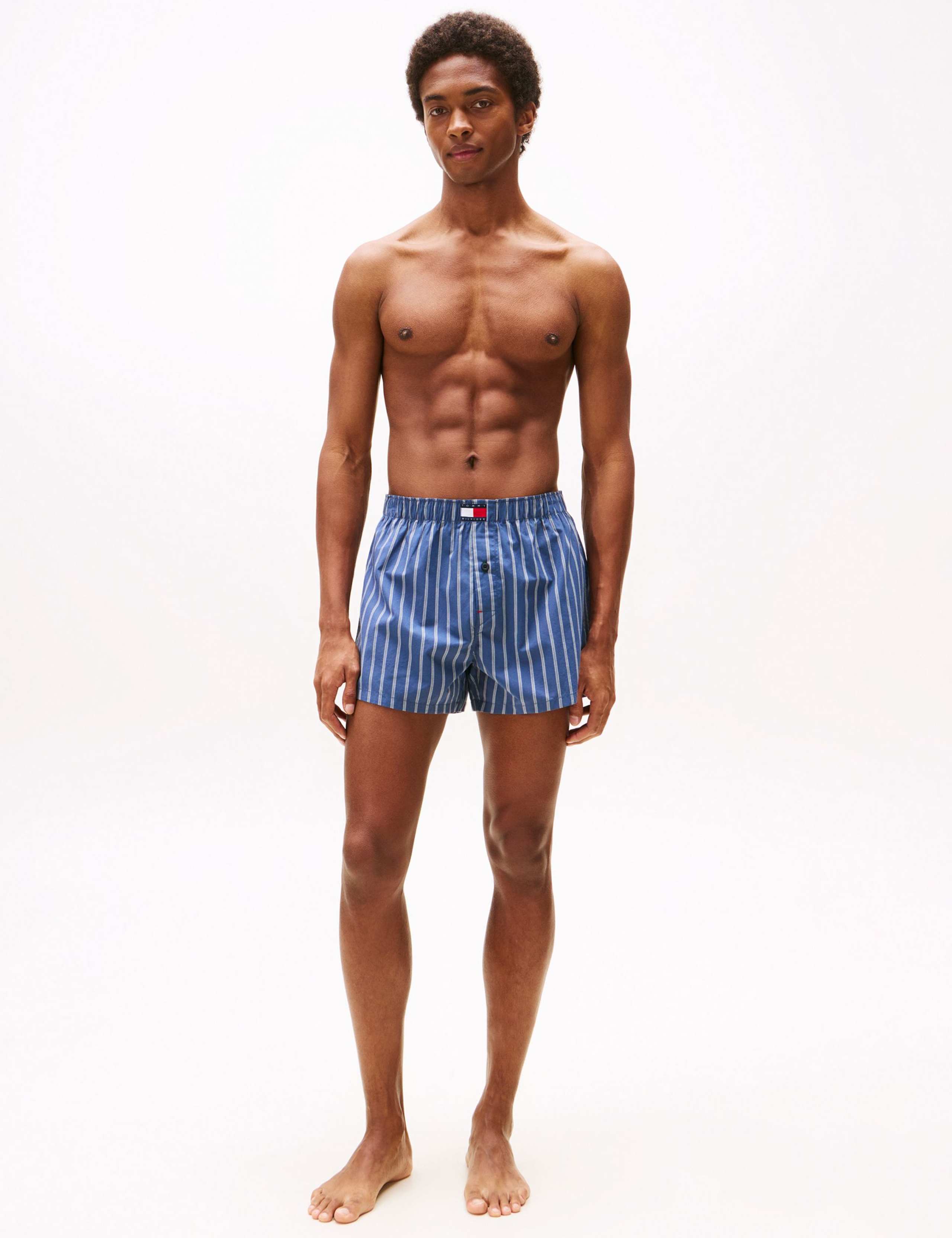 3 Pack Pure Cotton Printed Woven Boxers 2 of 6