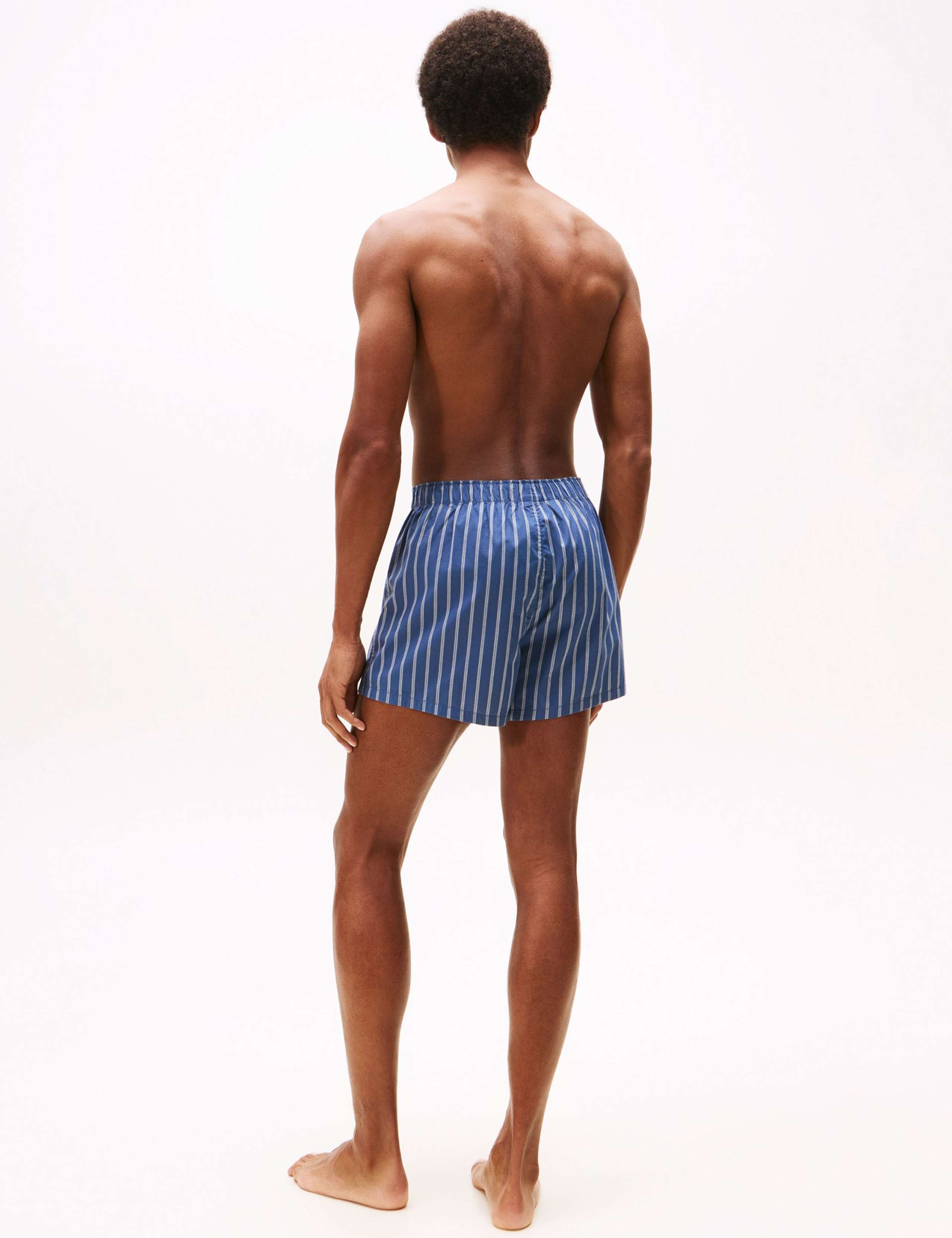 3 Pack Pure Cotton Printed Woven Boxers 5 of 6