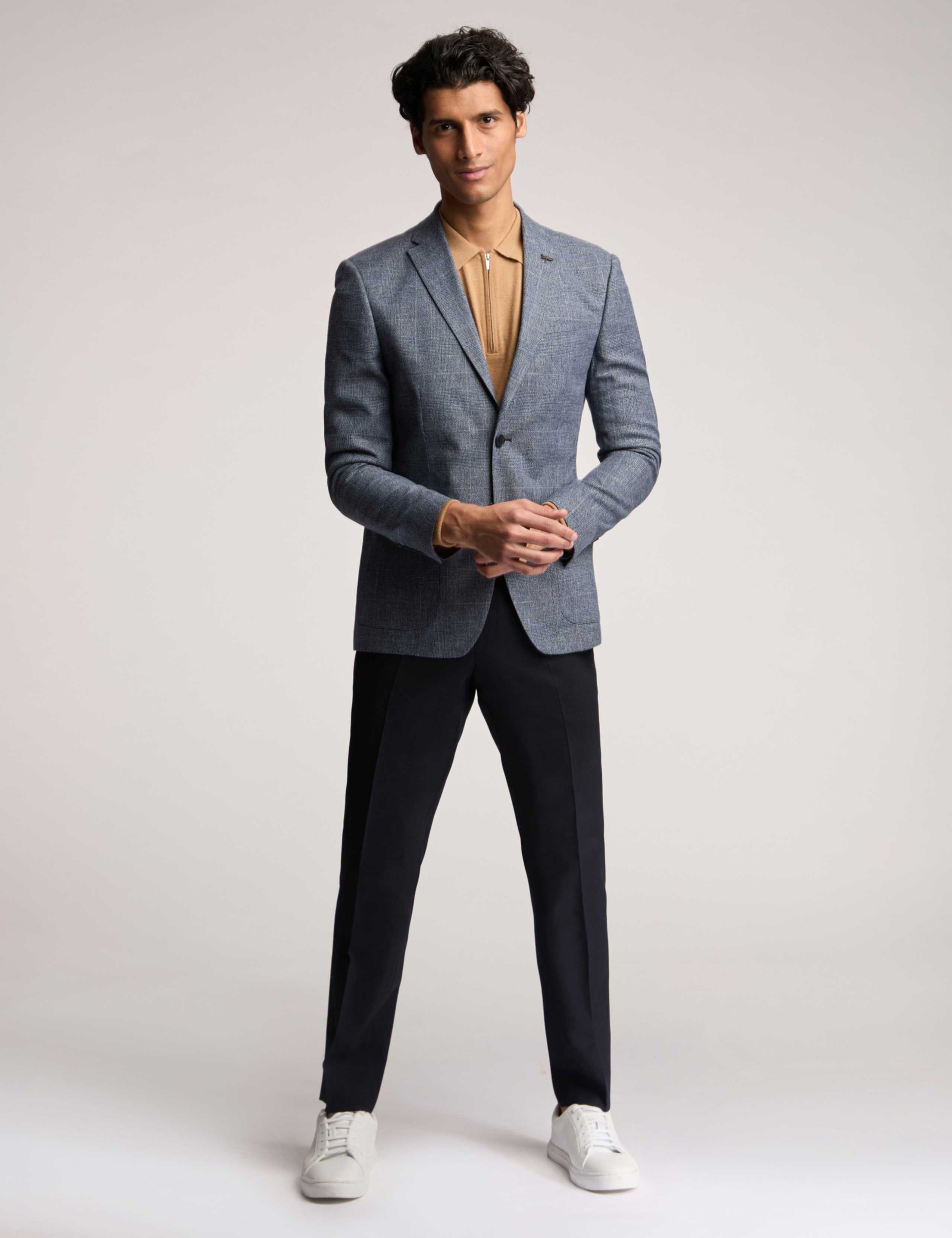 Slim Fit Check Suit Jacket 2 of 6