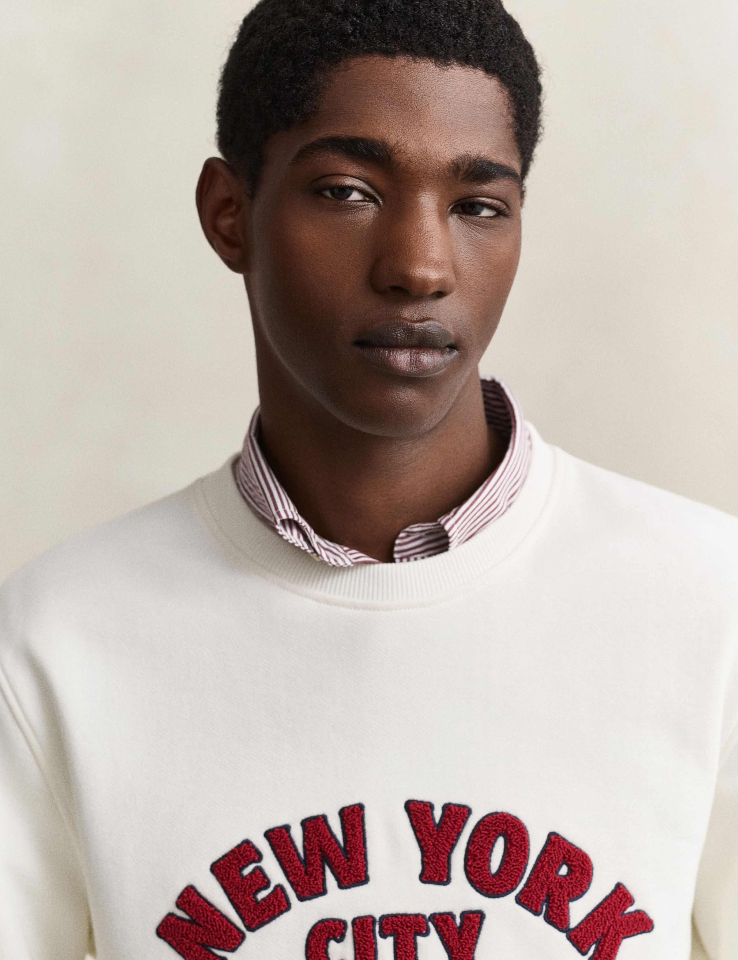 Pure Cotton New York City Slogan Sweatshirt 3 of 5