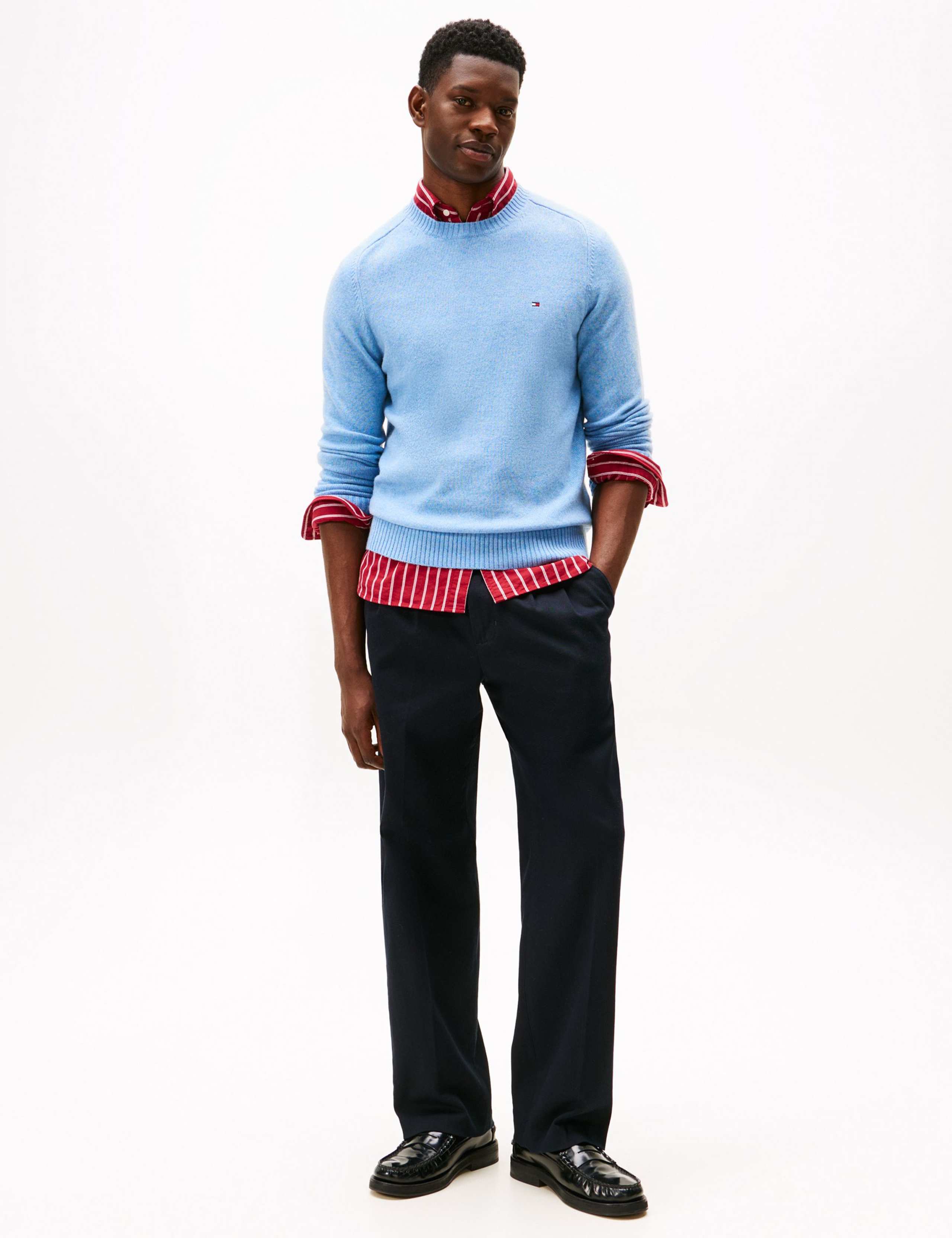 Pure Lambswool Crew Neck Jumper 3 of 5