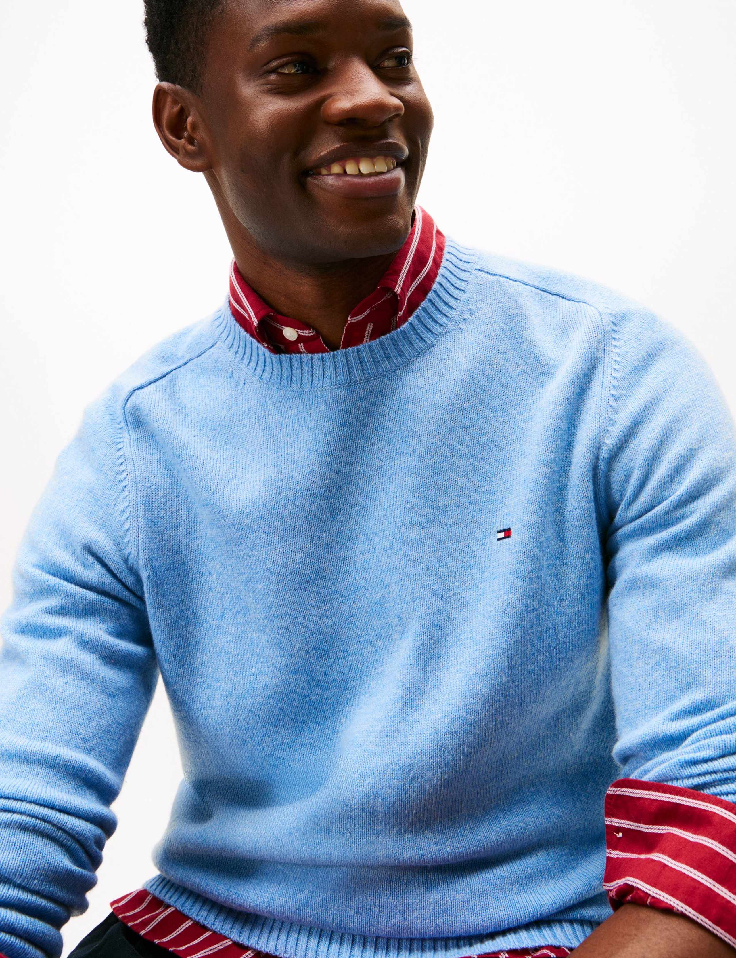 Pure Lambswool Crew Neck Jumper 4 of 5