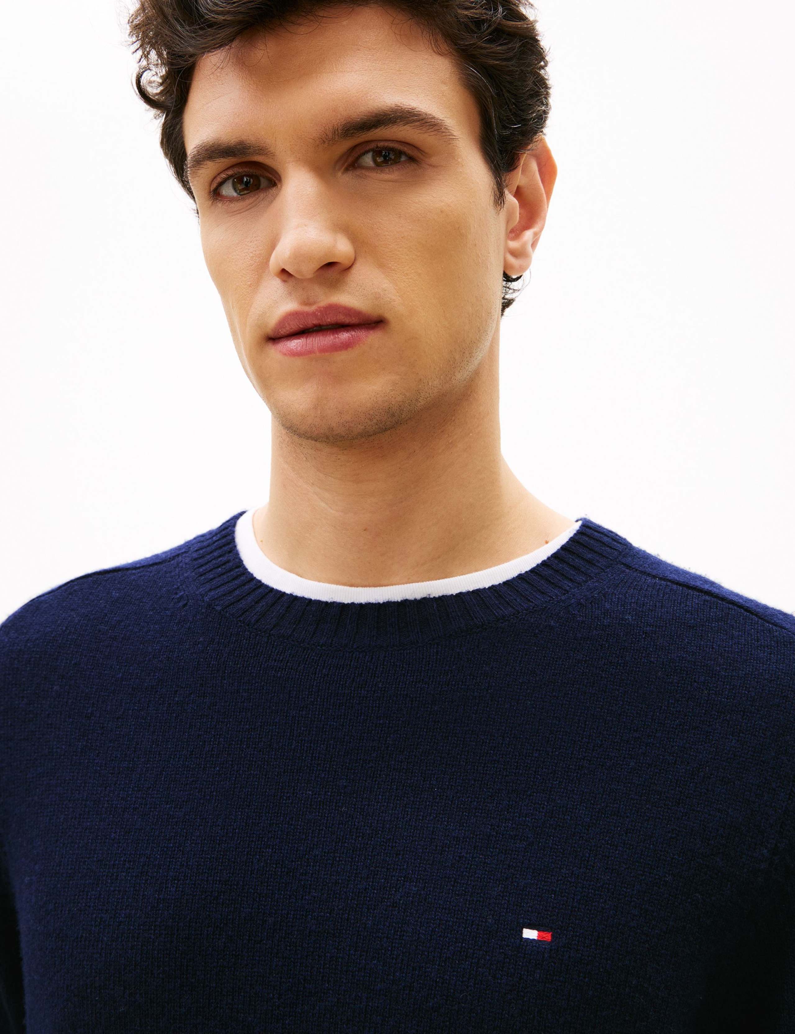 Pure Lambswool Crew Neck Jumper 4 of 5