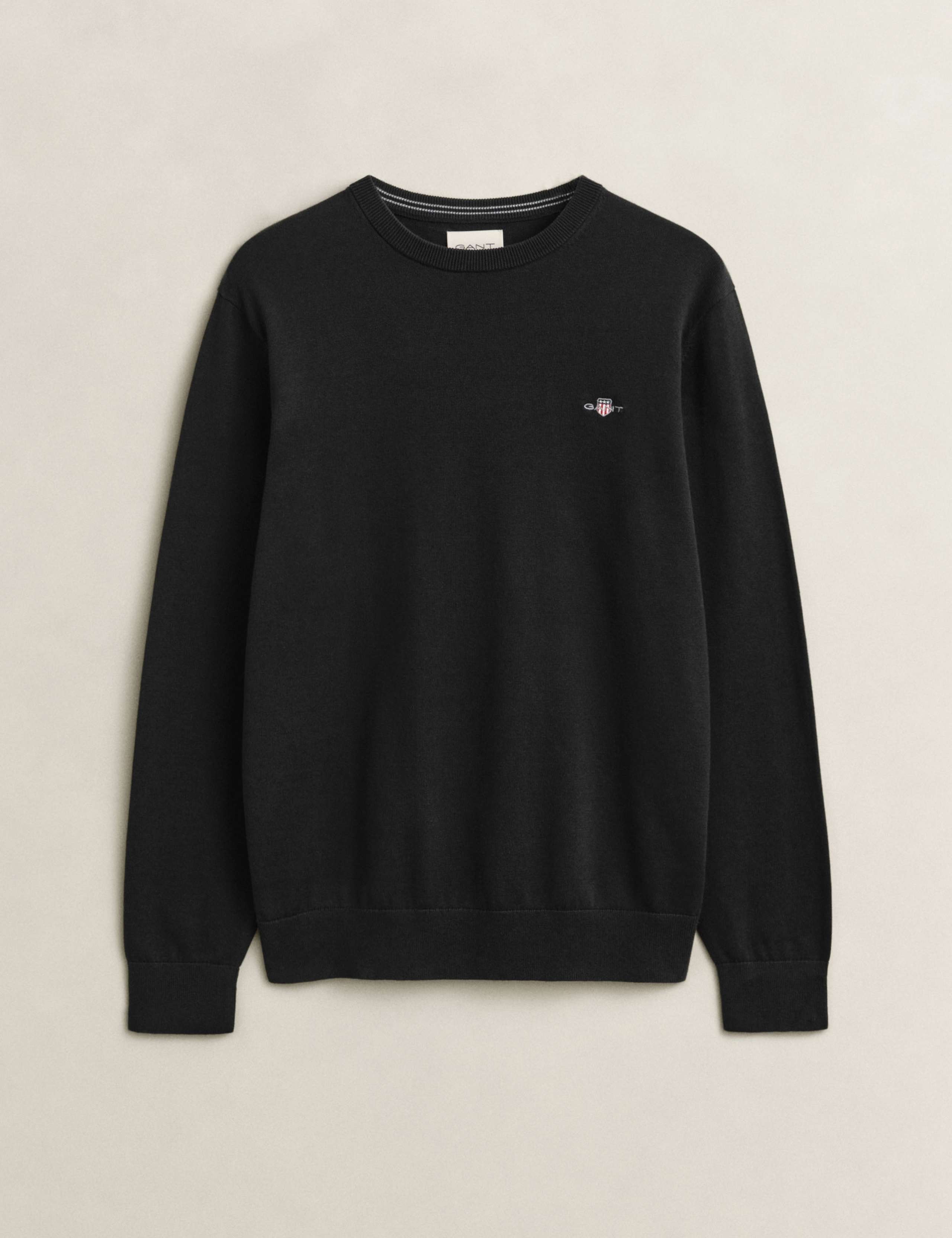 Pure Cotton Crew Neck Jumper 2 of 5