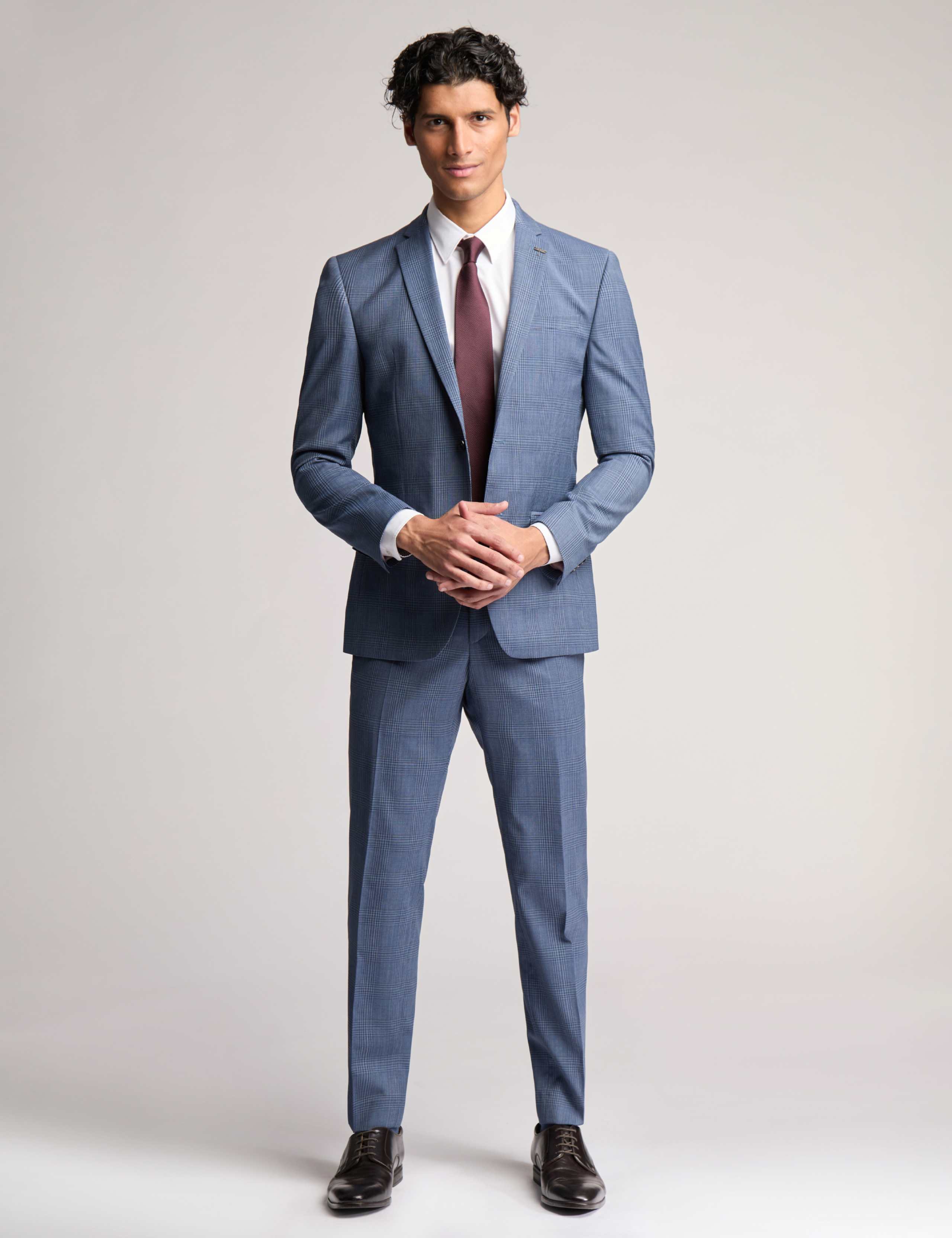 Slim Fit Wool Rich Check Suit Jacket 3 of 5