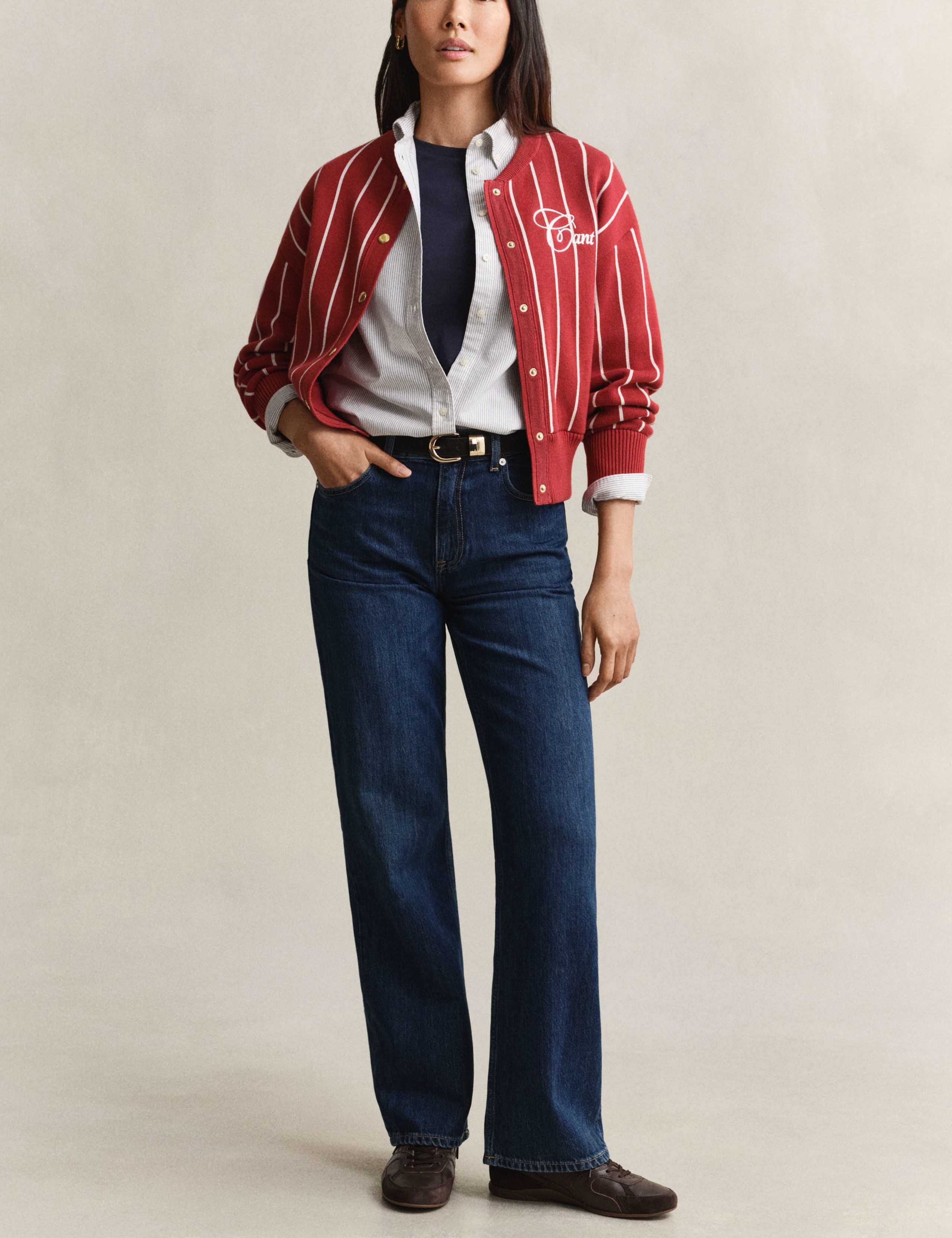Pure Cotton Striped Oxford Shirt 3 of 7