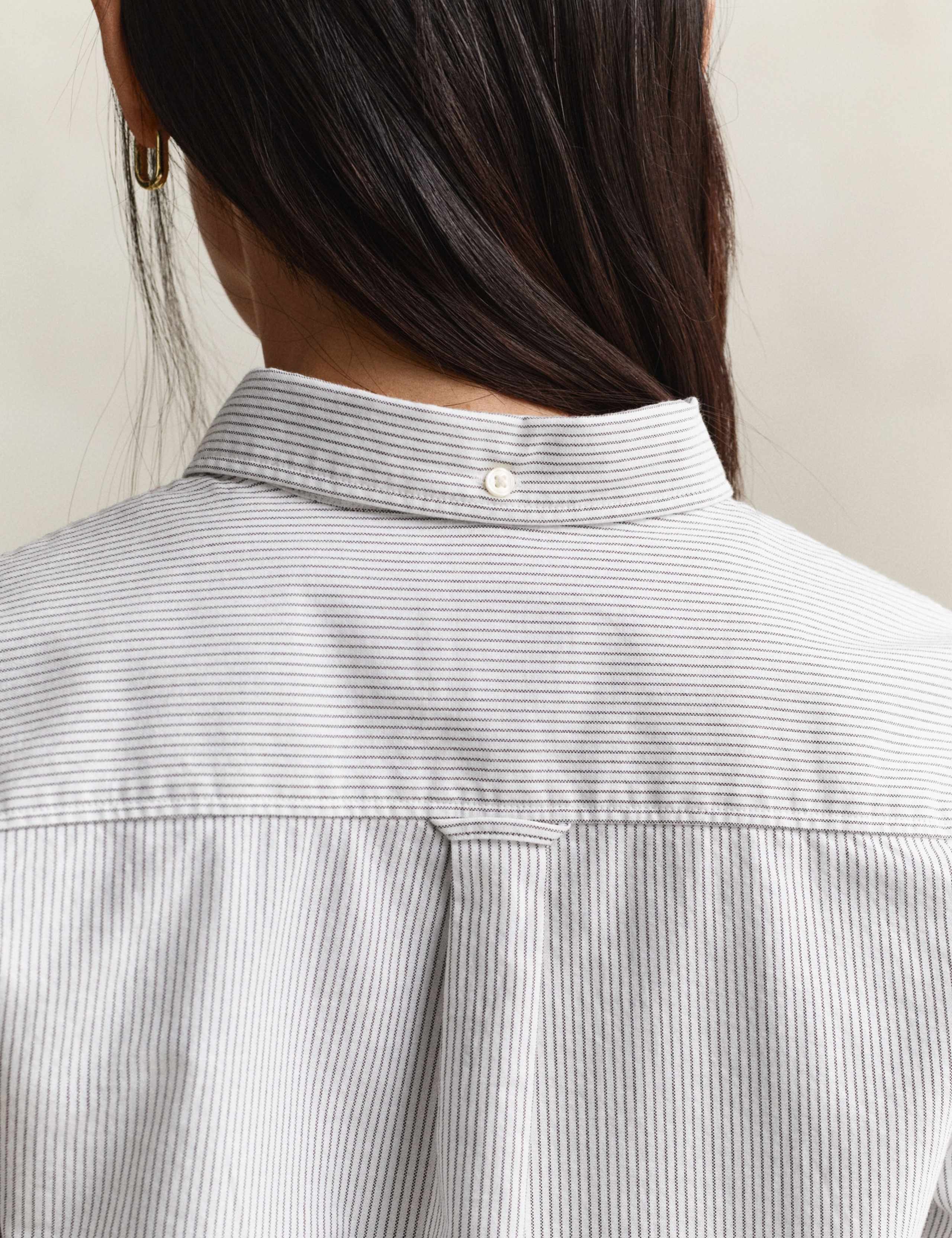 Pure Cotton Striped Oxford Shirt 7 of 7