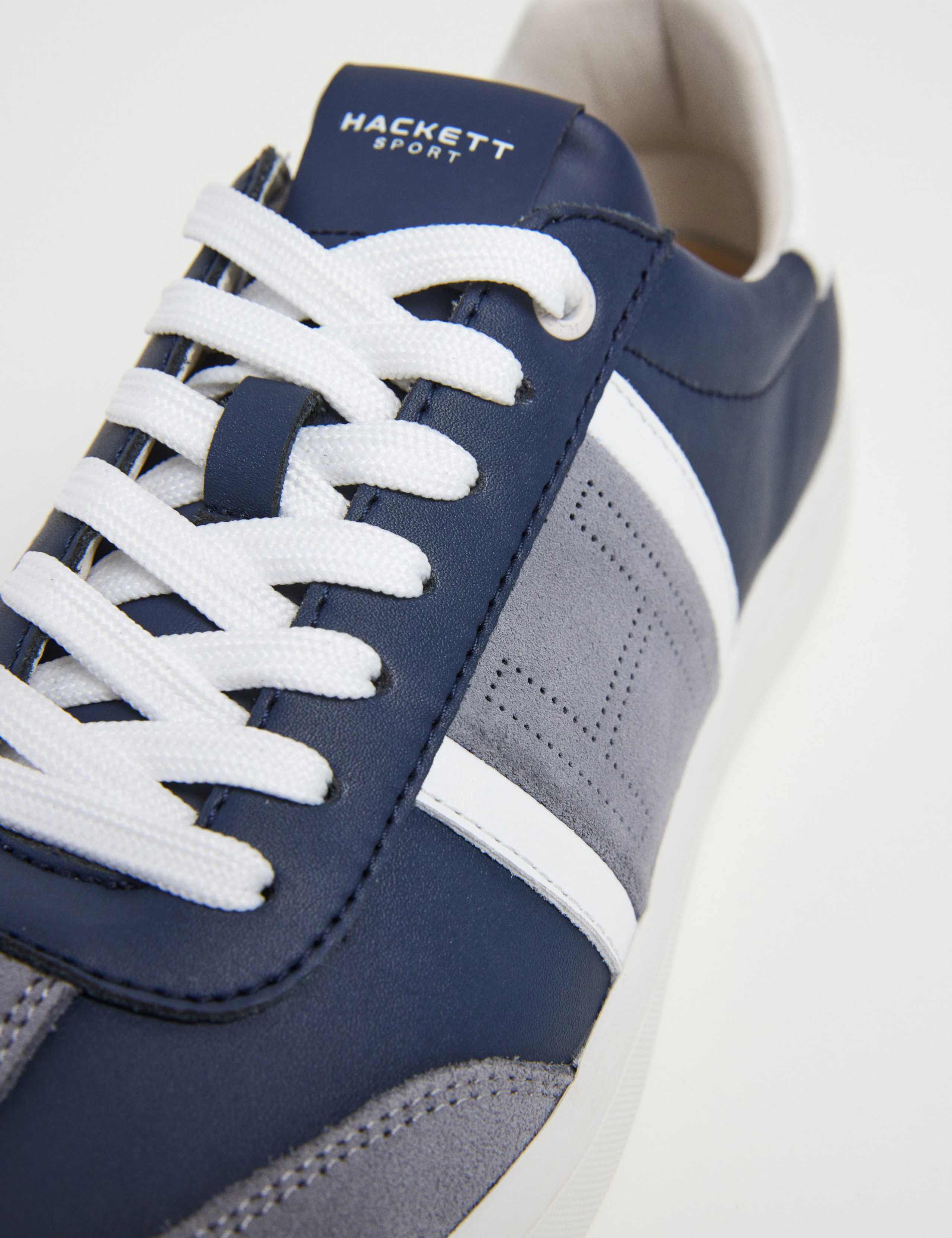 Leather Lace Up Trainers 4 of 6