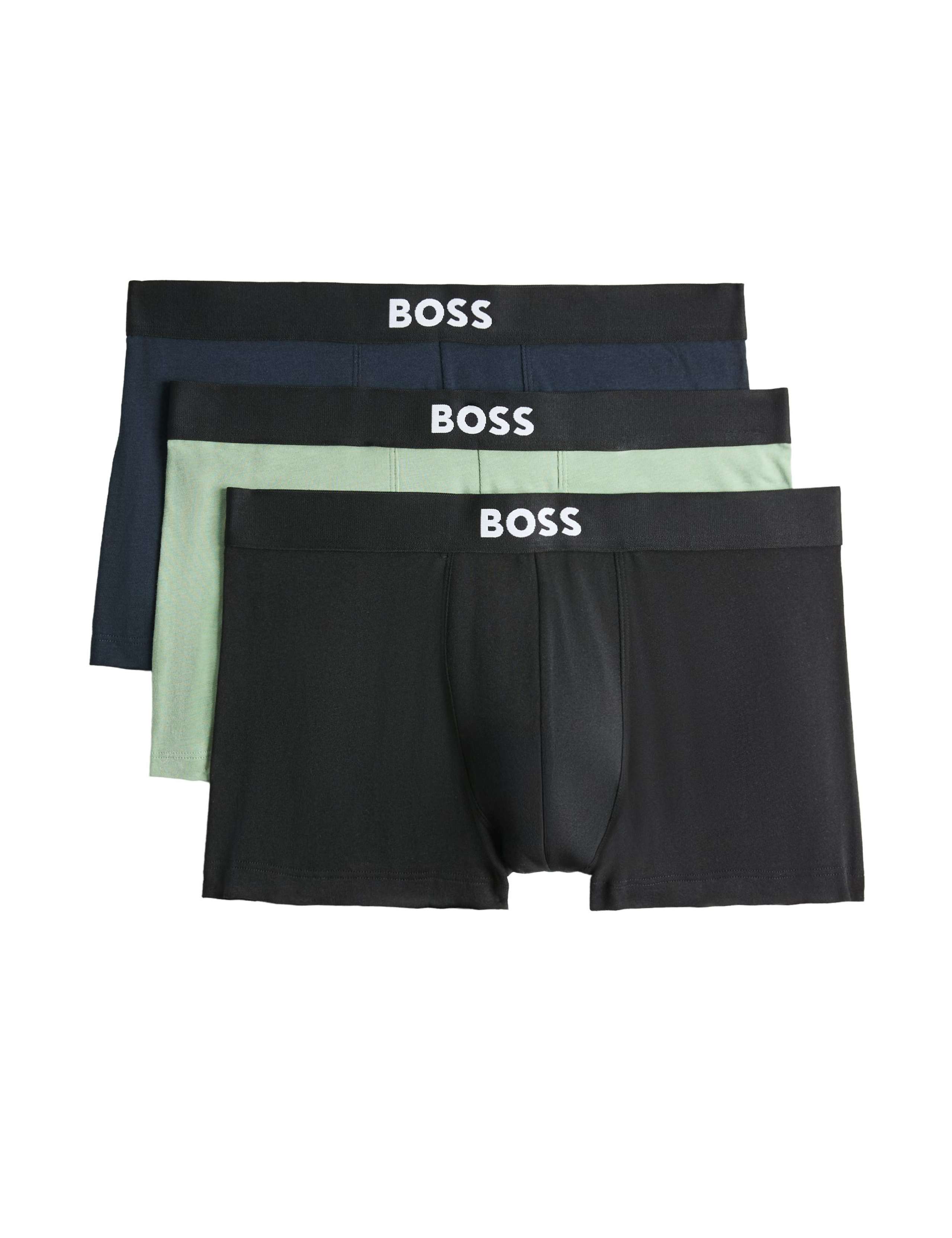3 Pack Cotton Rich Trunks 1 of 2