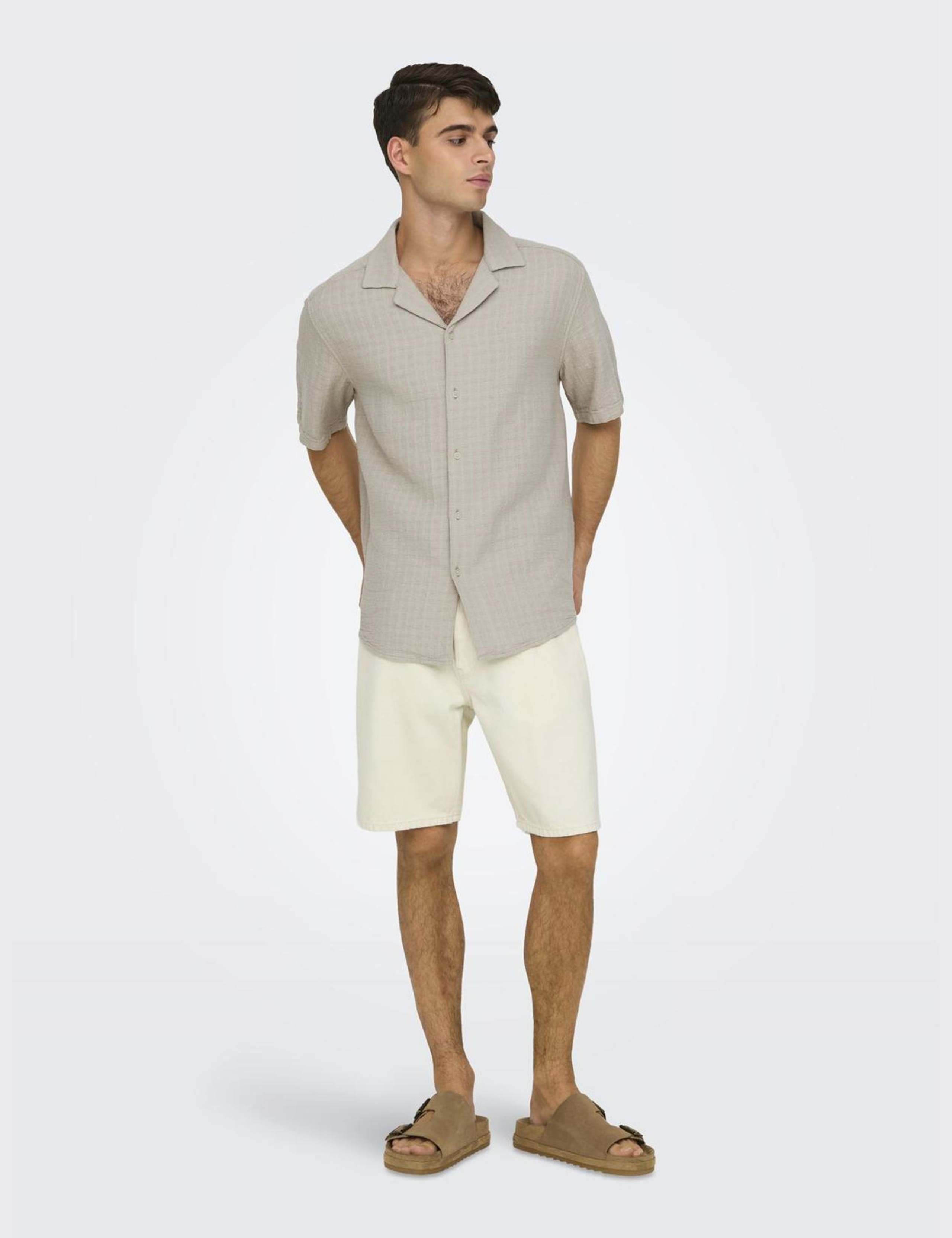 5 Pocket Straight Fit Denim Shorts 5 of 6